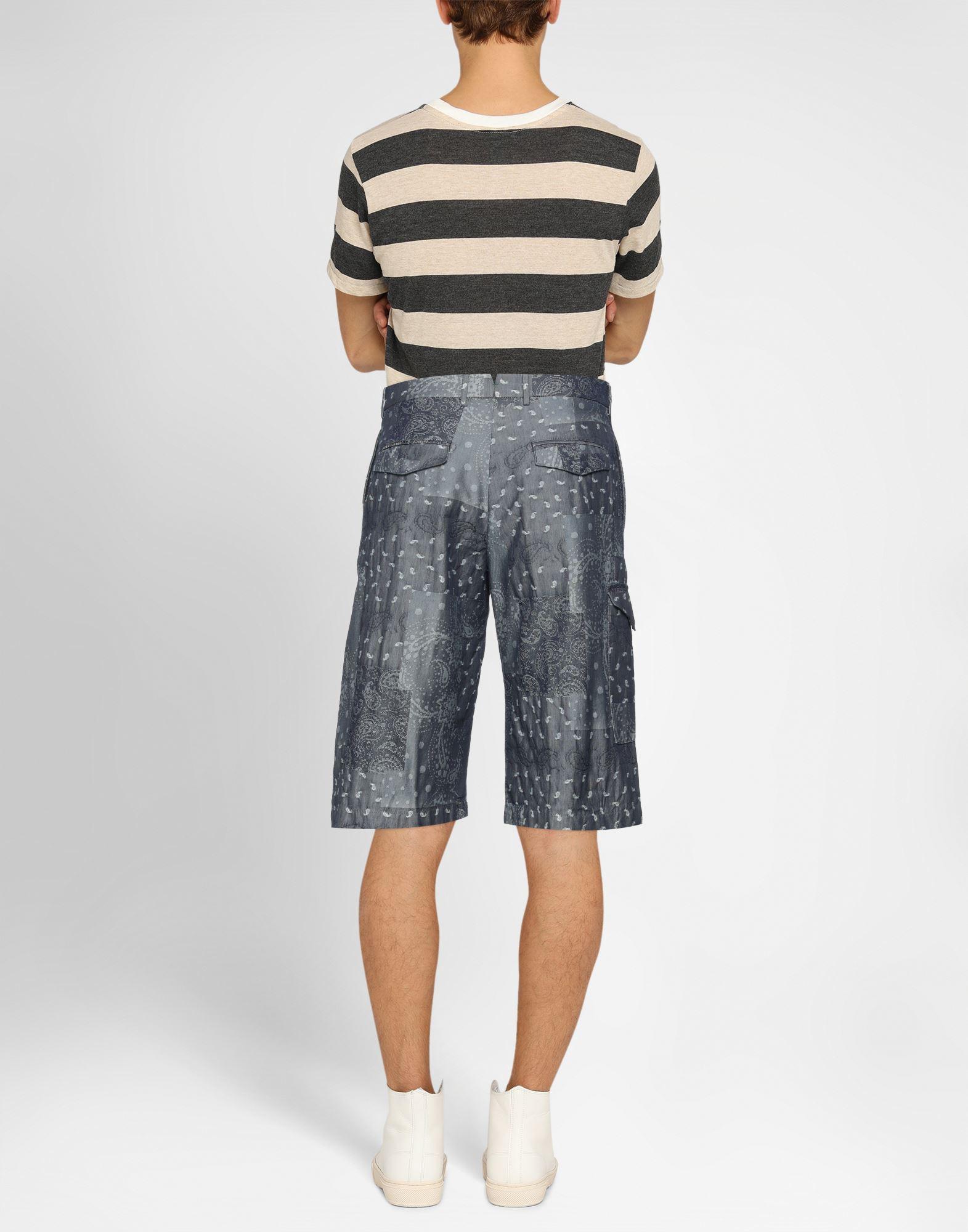 Berwich Denim Shorts in Gray for Men | Lyst