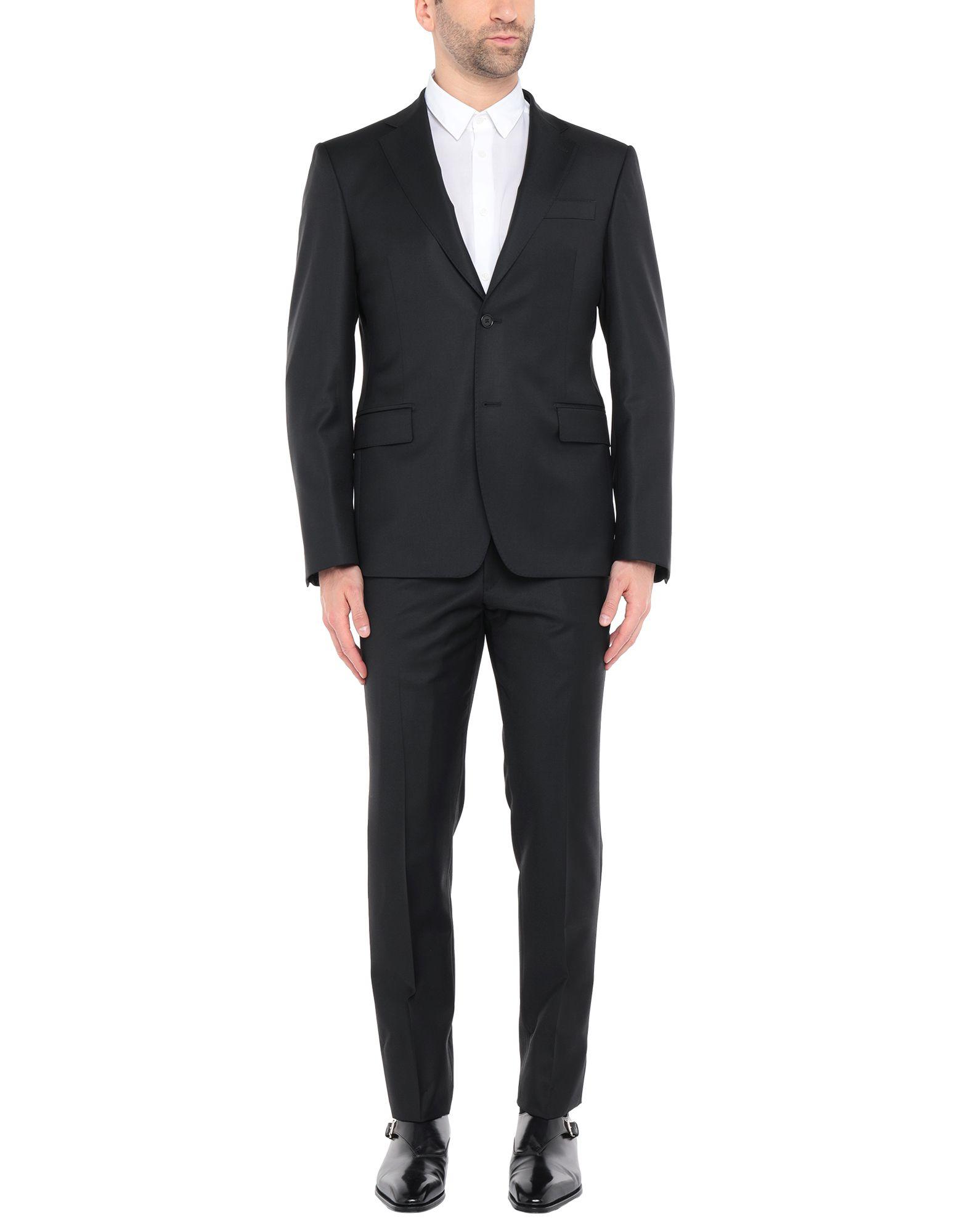 Roberto Cavalli Wool Suit in Black for Men - Lyst