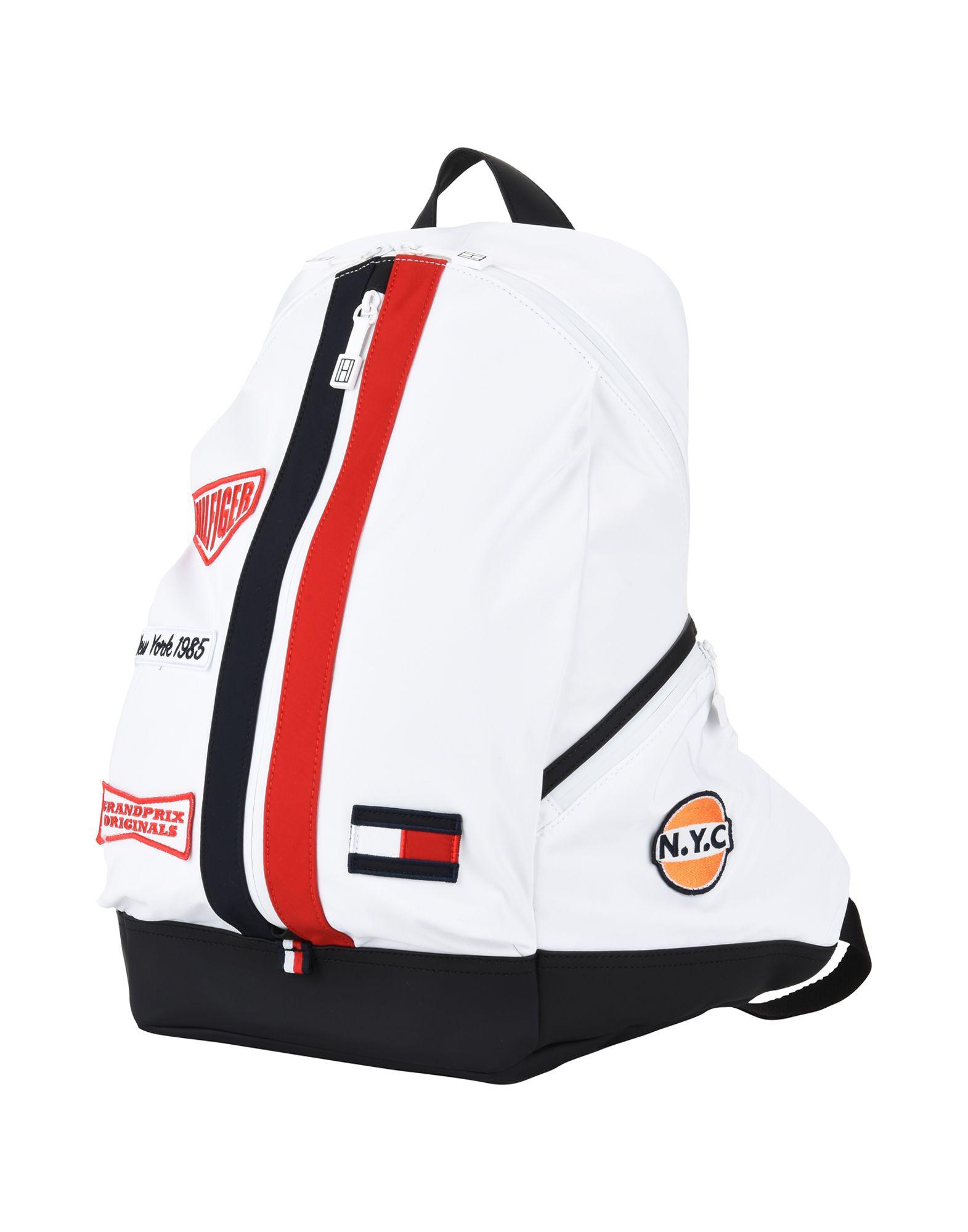 white tommy hilfiger backpack
