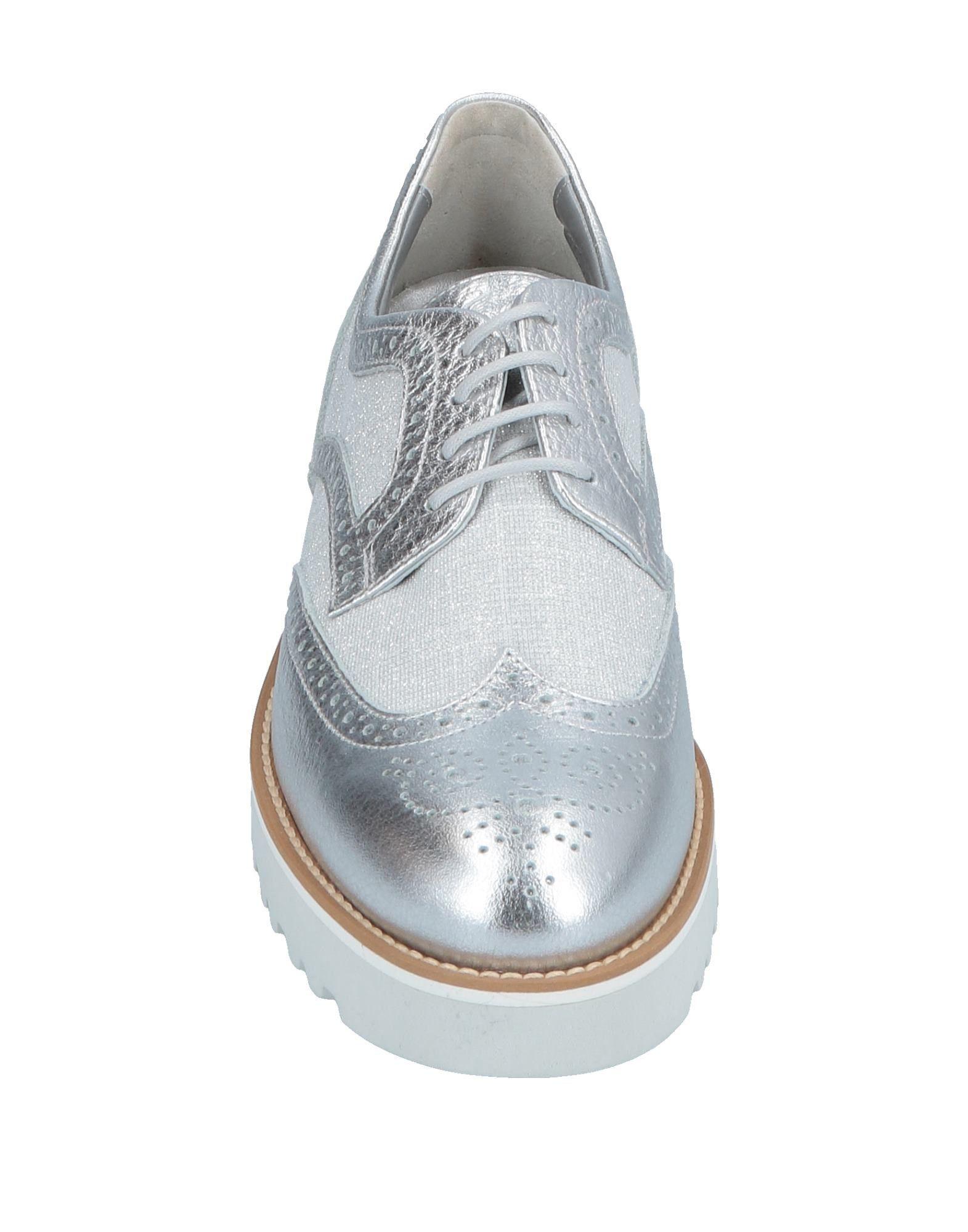 Hogan Laceup Shoe in Silver (Metallic) Lyst