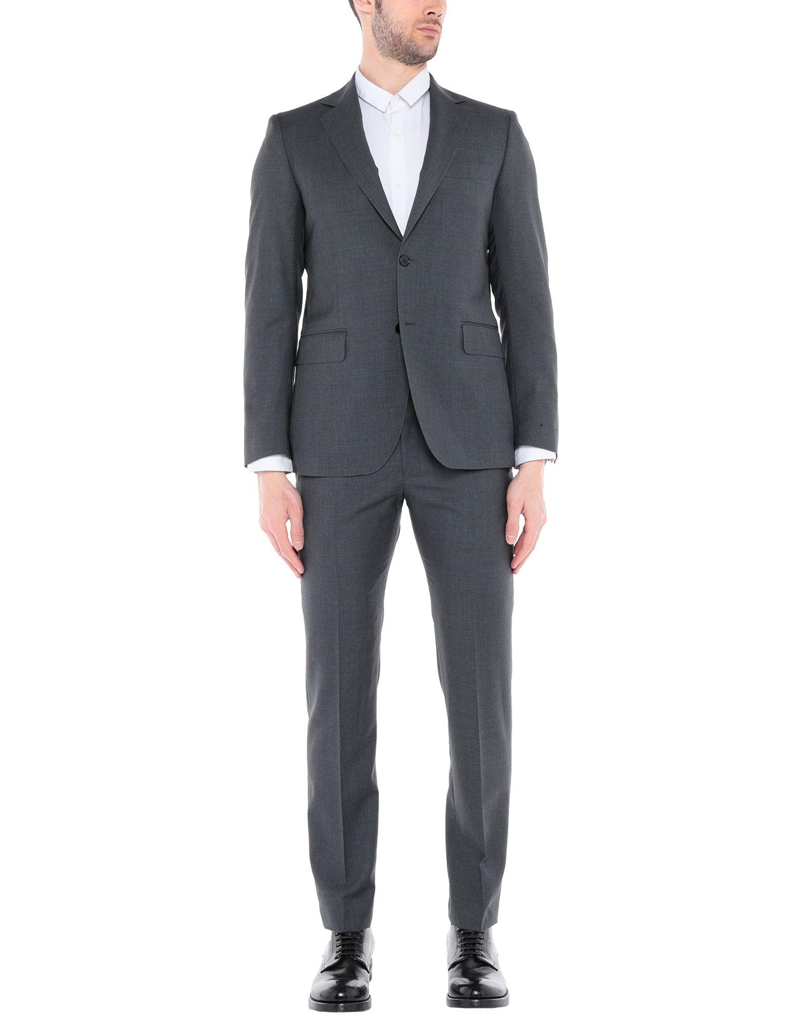 Tombolini Wool Suit in Lead (Gray) for Men - Lyst