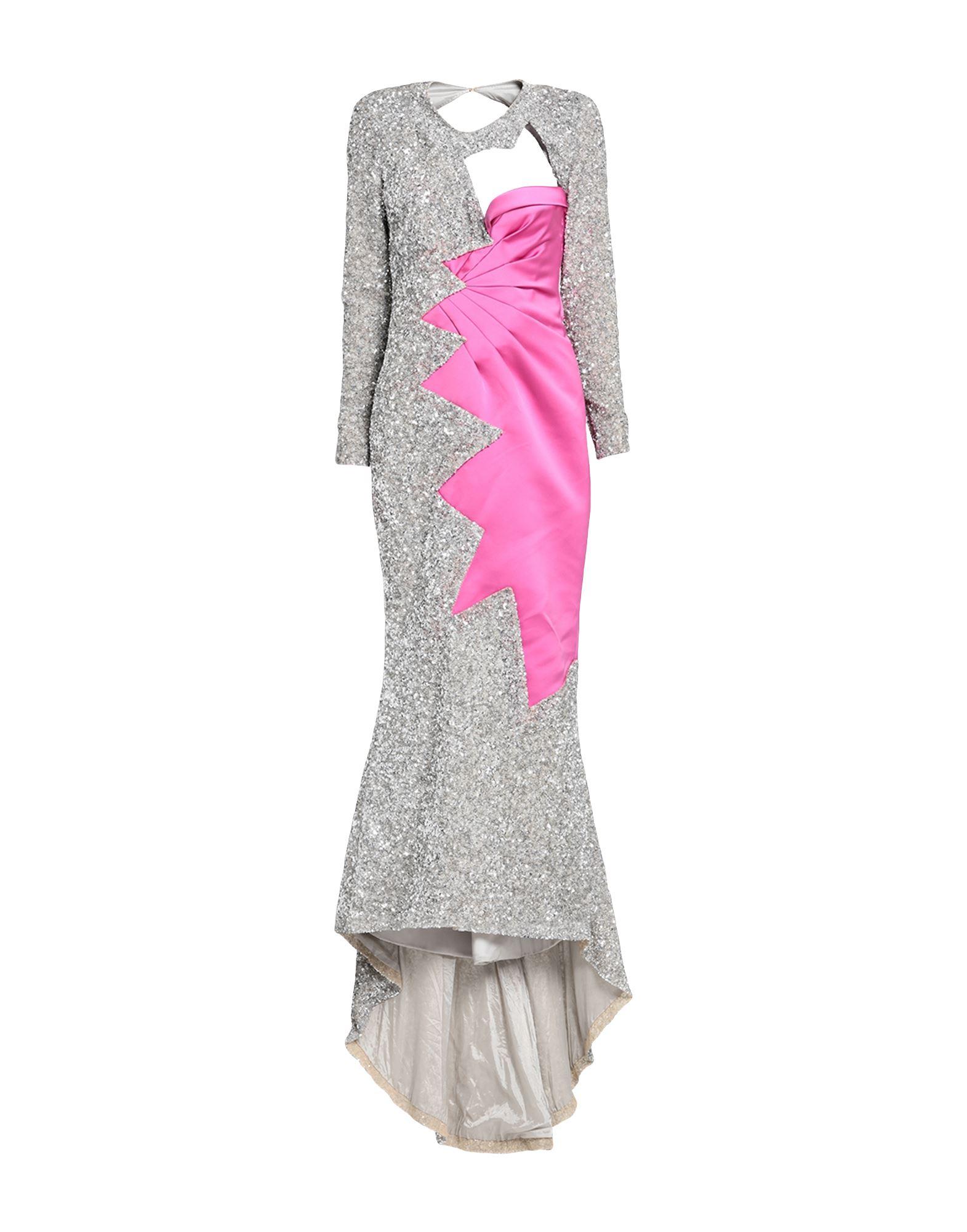Moschino Long Dress in Pink | Lyst
