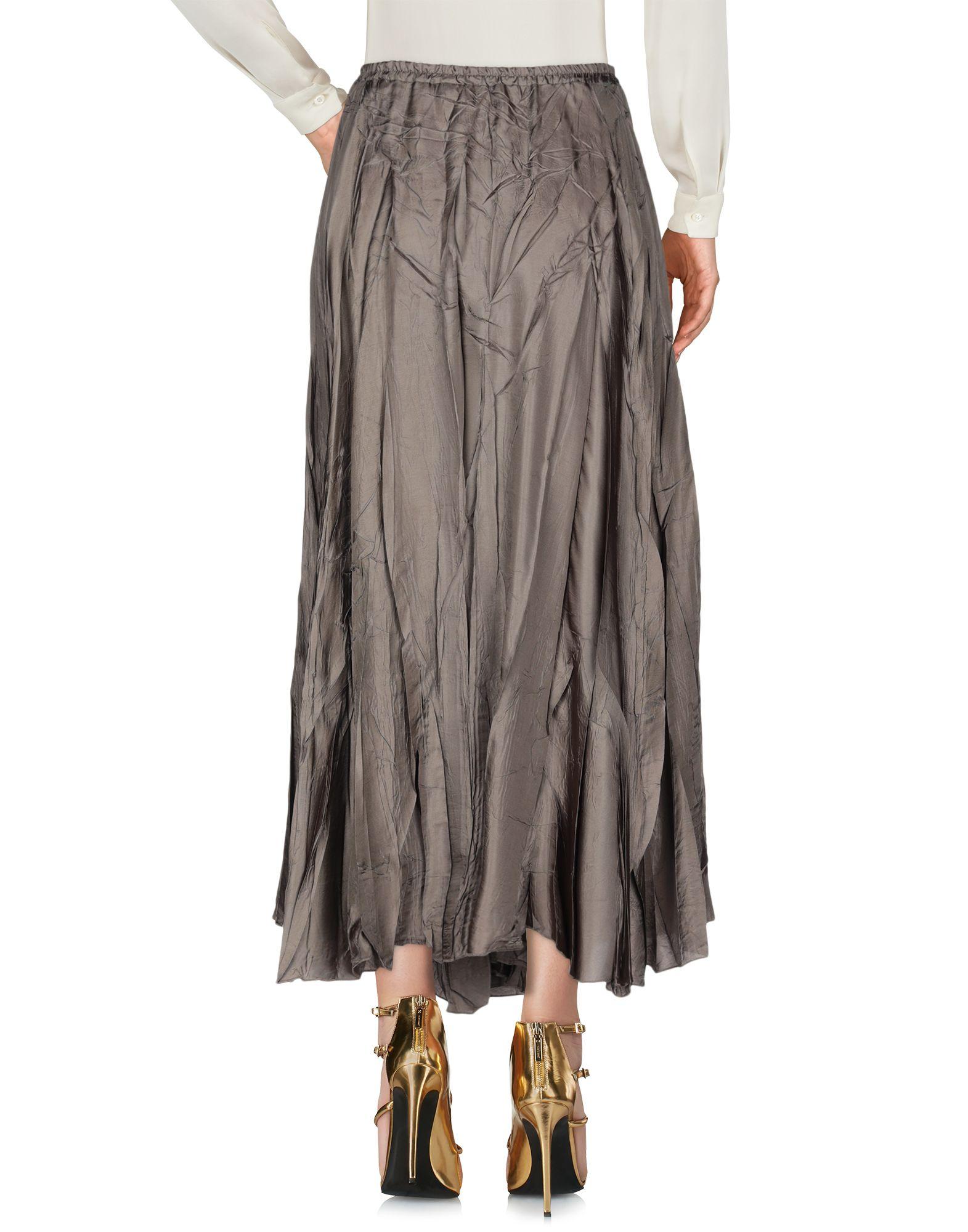 DV ROMA Satin Long Skirt Lyst
