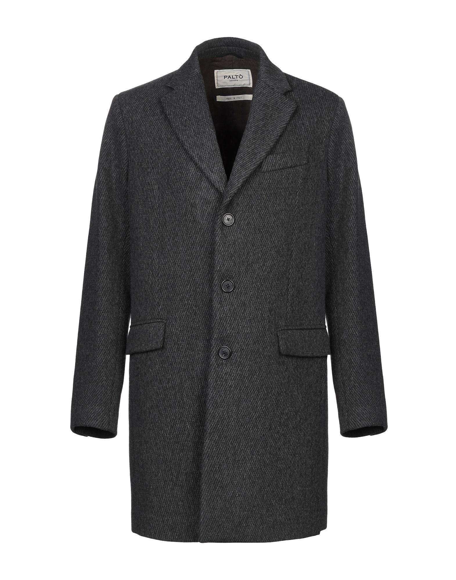 Paltò Wool Coat in Lead (Gray) for Men - Lyst