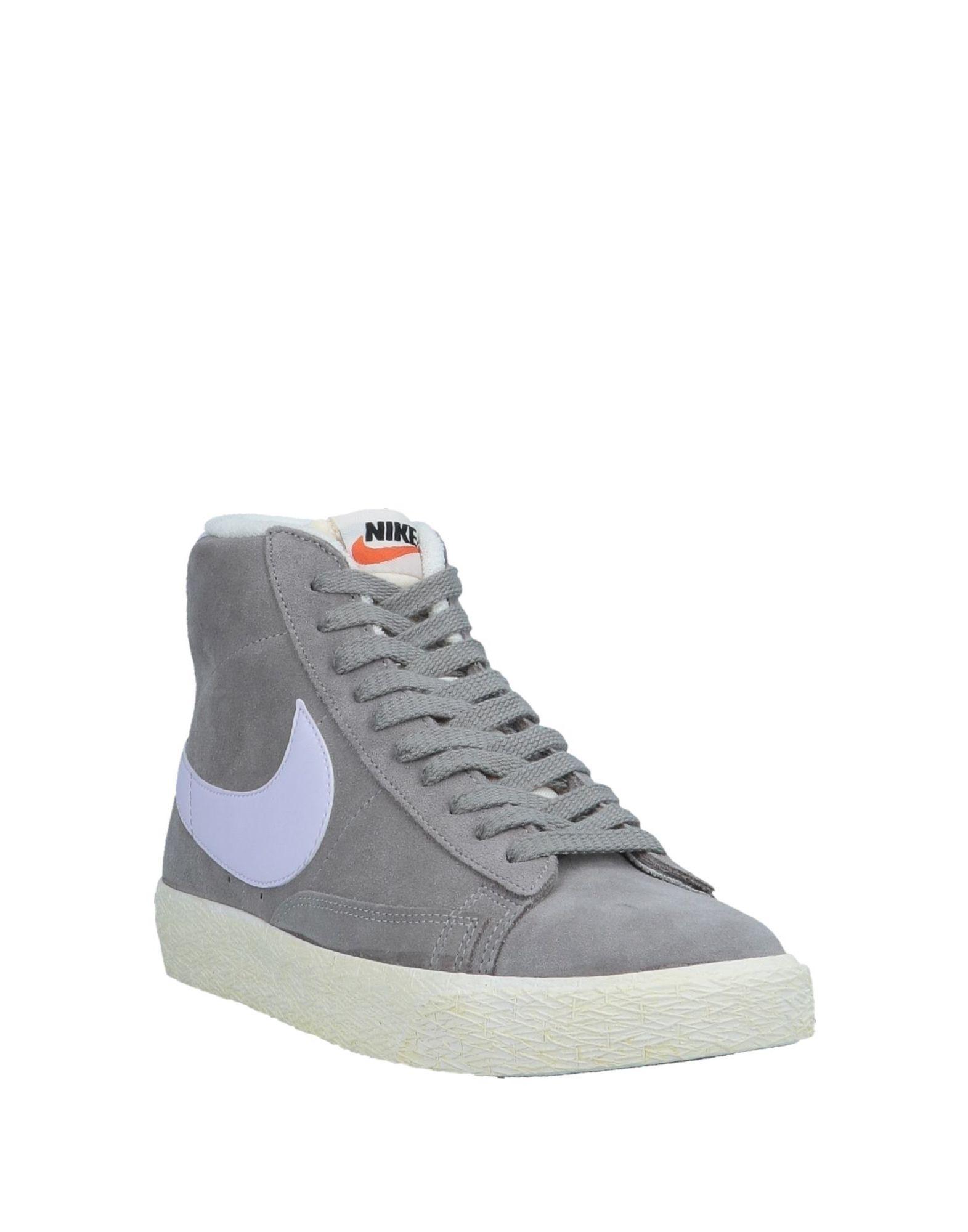 Nike Suede High-tops \u0026 Sneakers in Grey 