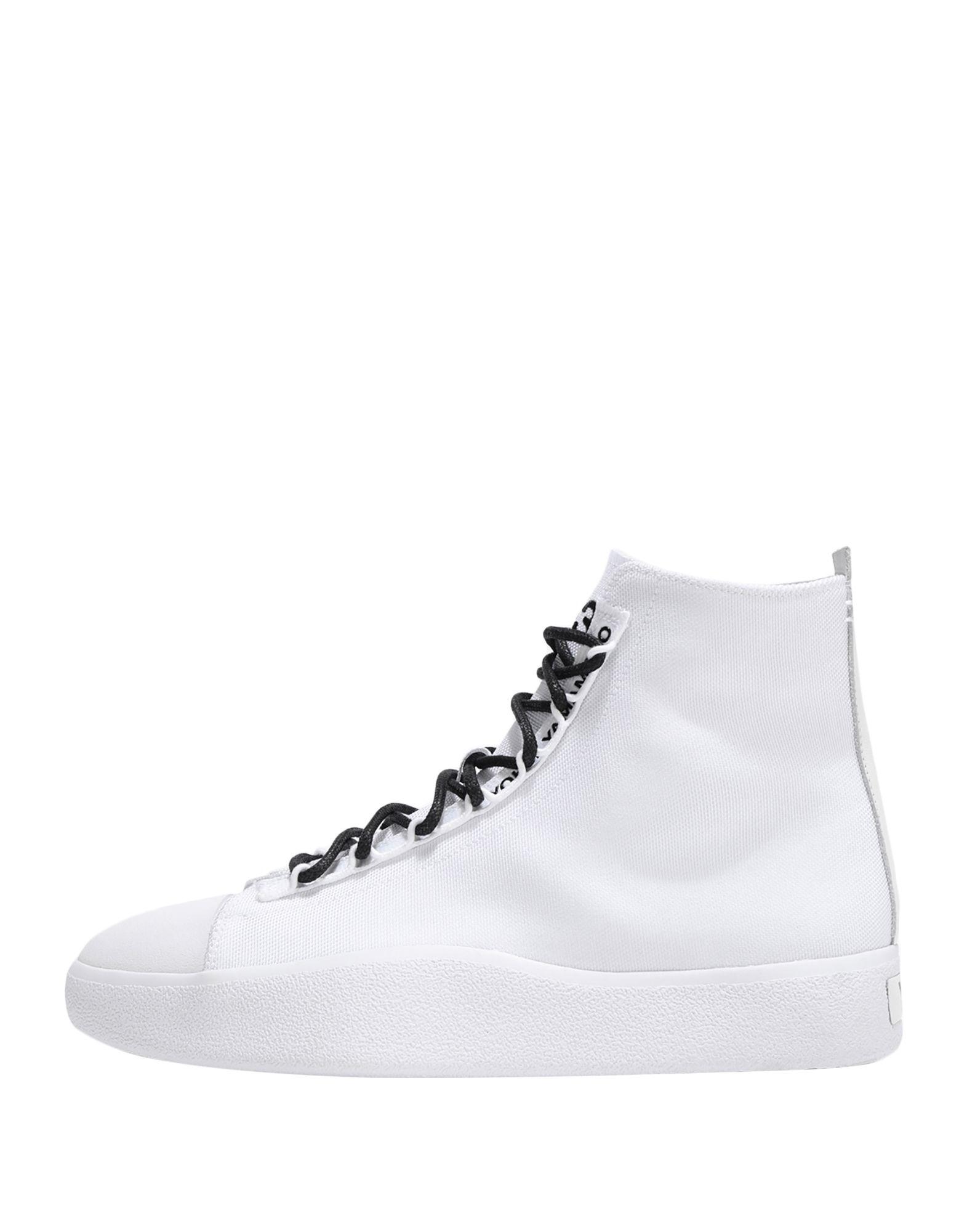 Y-3 Leather High-tops & Sneakers in White for Men - Lyst