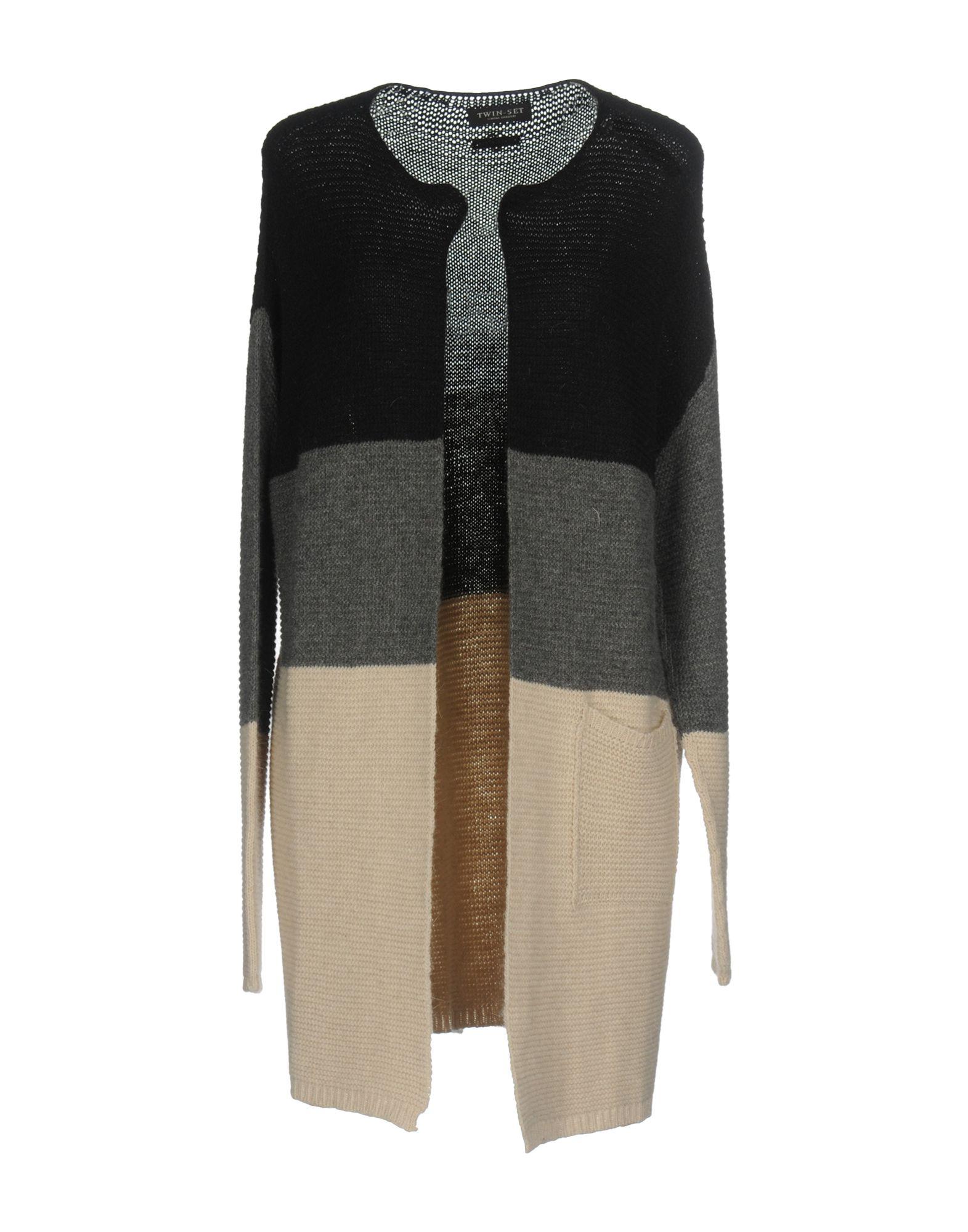 Lyst Twin Set Cardigan in Natural