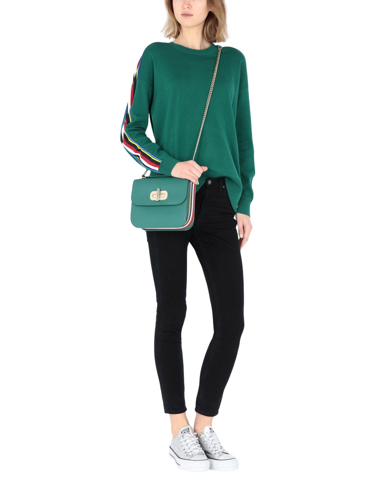 Tommy Hilfiger Leather Crossbody Bag in Green Lyst