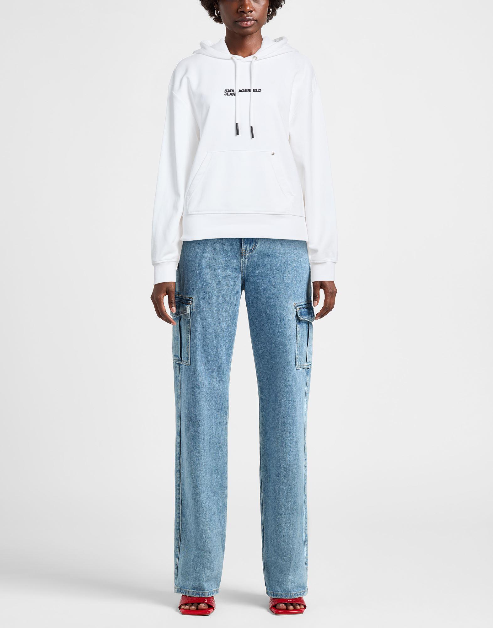 Karl Lagerfeld Sweatshirt in White Lyst UK