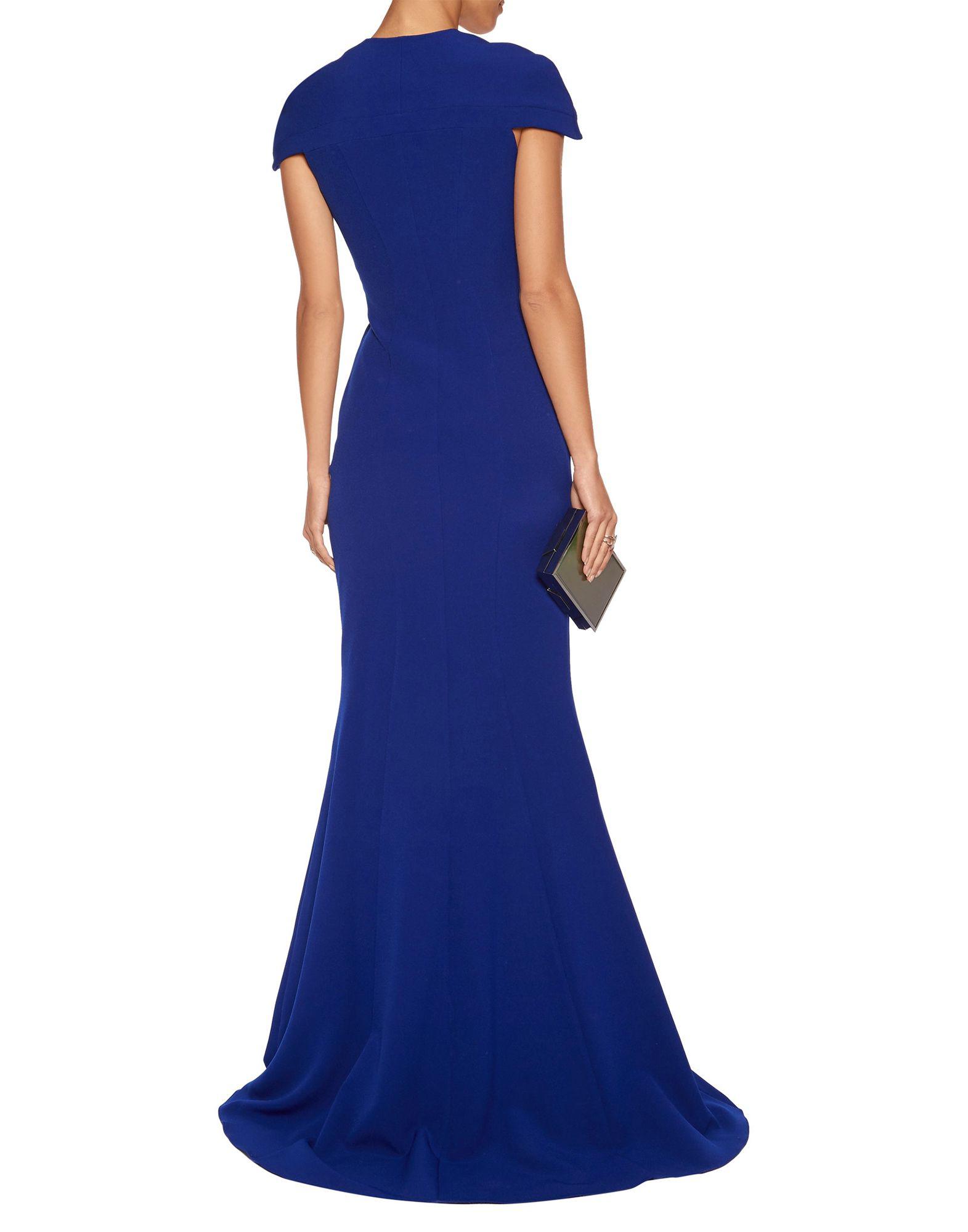 Safiyaa Long Dress in Blue - Lyst