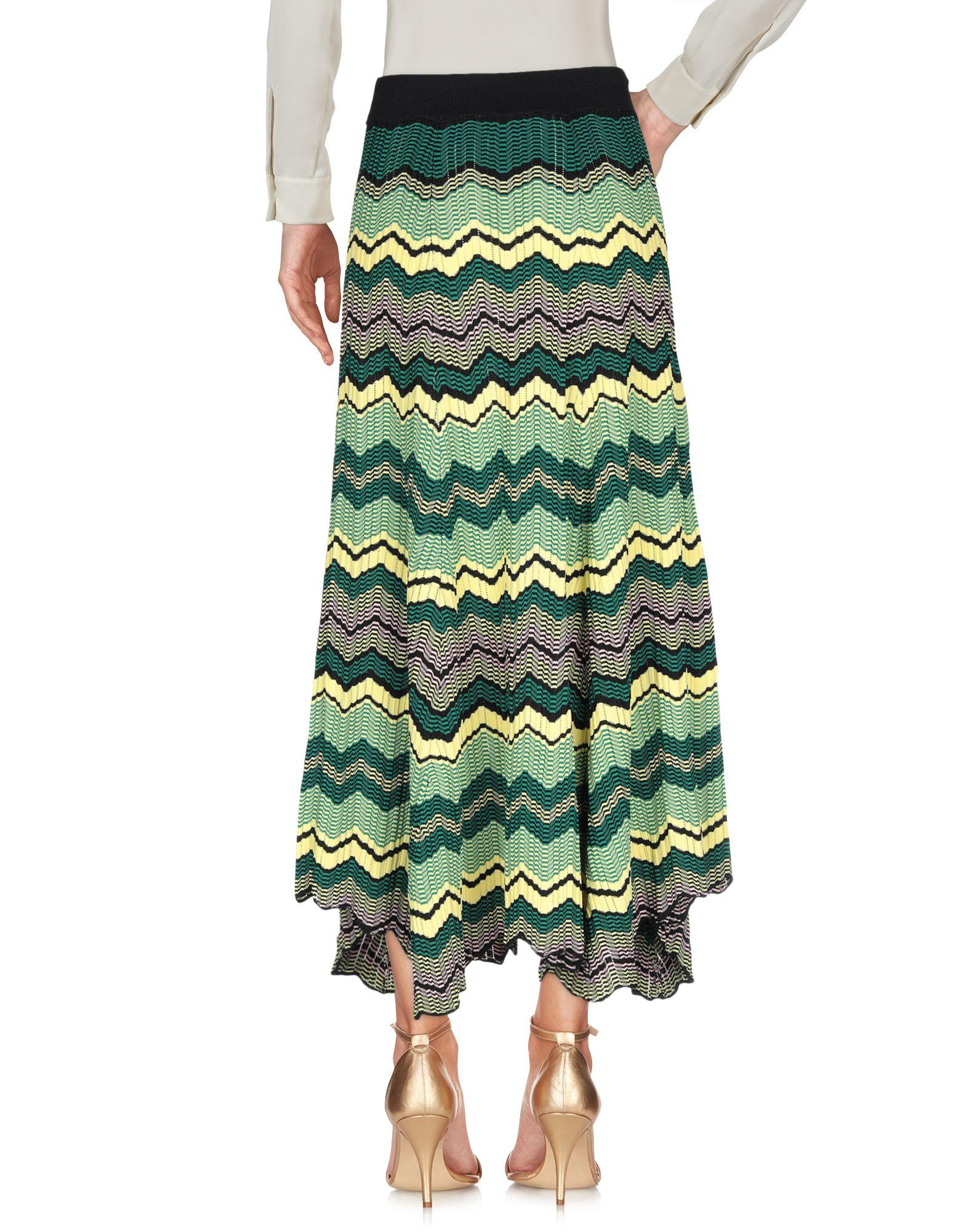 sandro green leather skirt