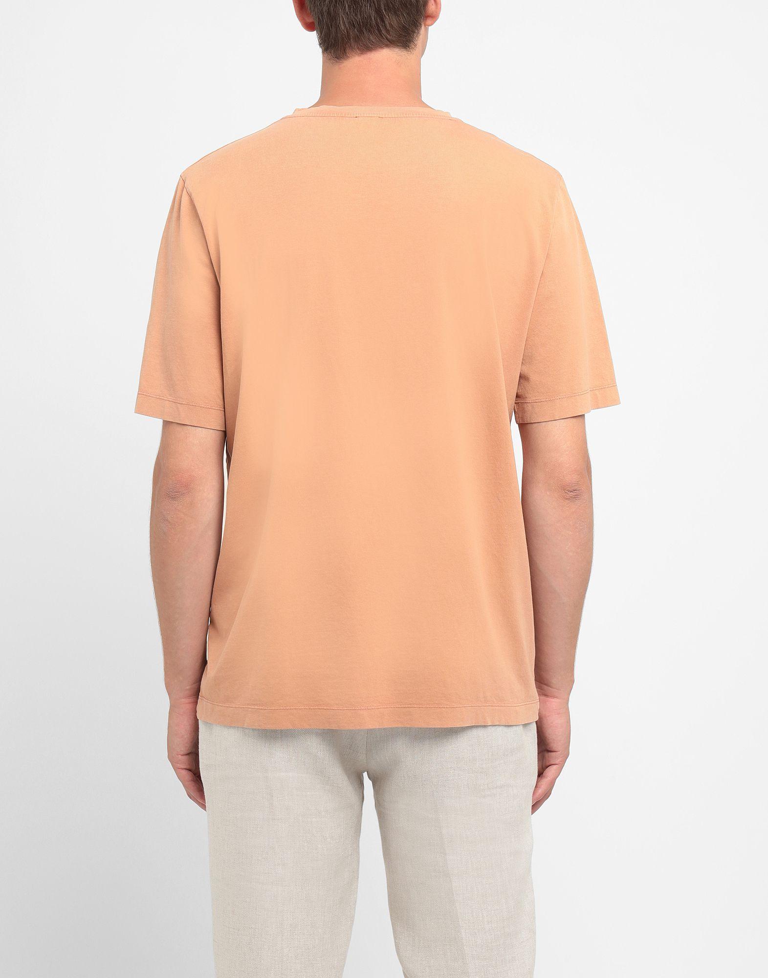 8 by YOOX Cotton T-shirt in Light Brown (Brown) for Men - Lyst