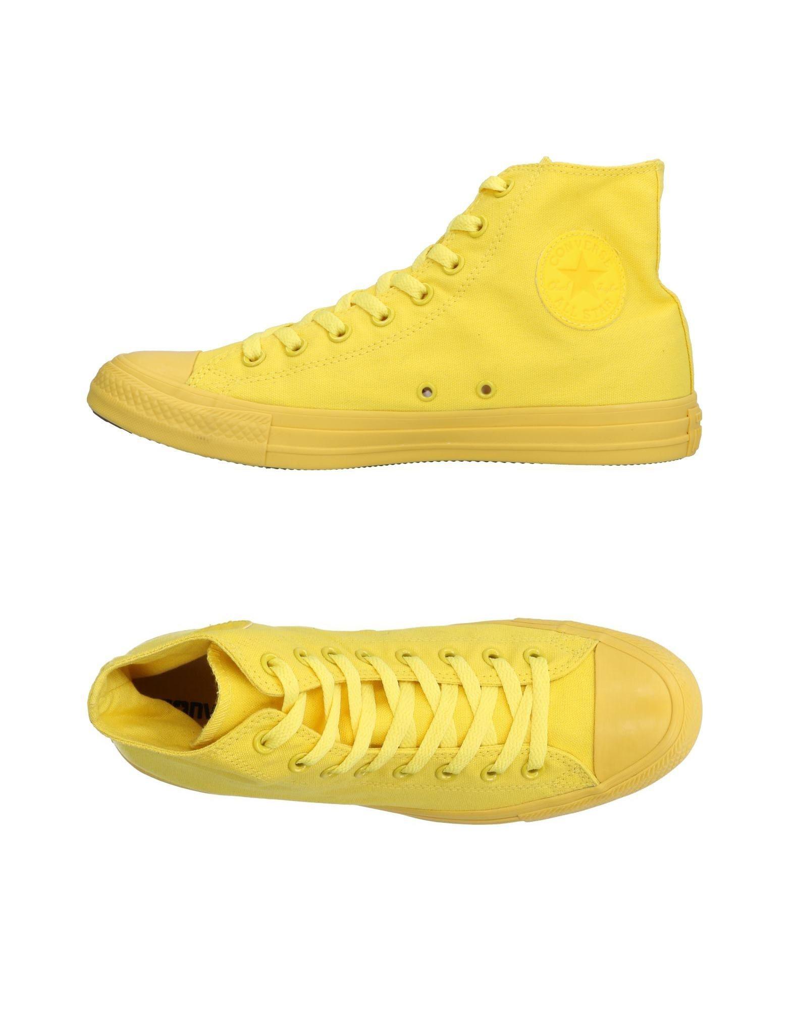 converse jaune montante