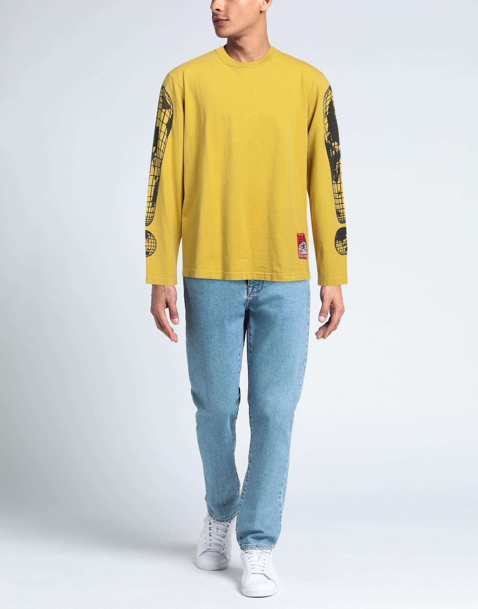 T shirt Giallo DIESEL da uomo Lyst