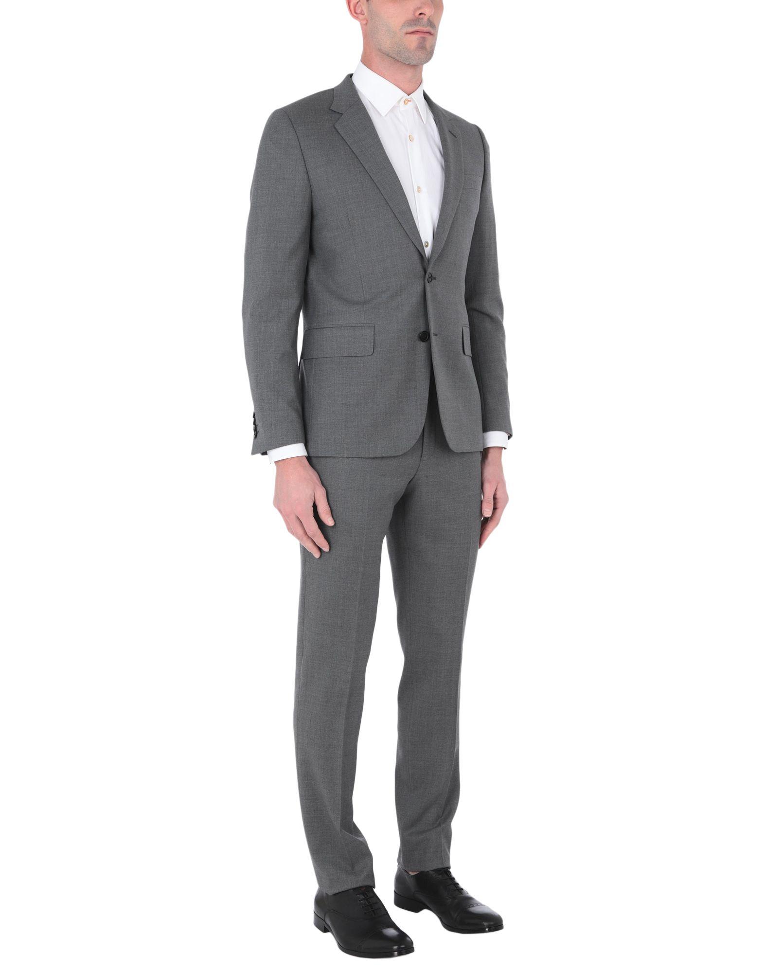 Paul Smith Wool Suit in Grey (Gray) for Men Lyst