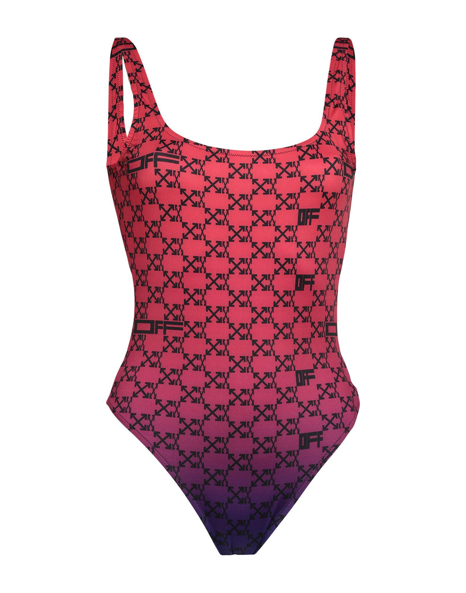 Off-White Tattoo jacquard swimsuit - Black
