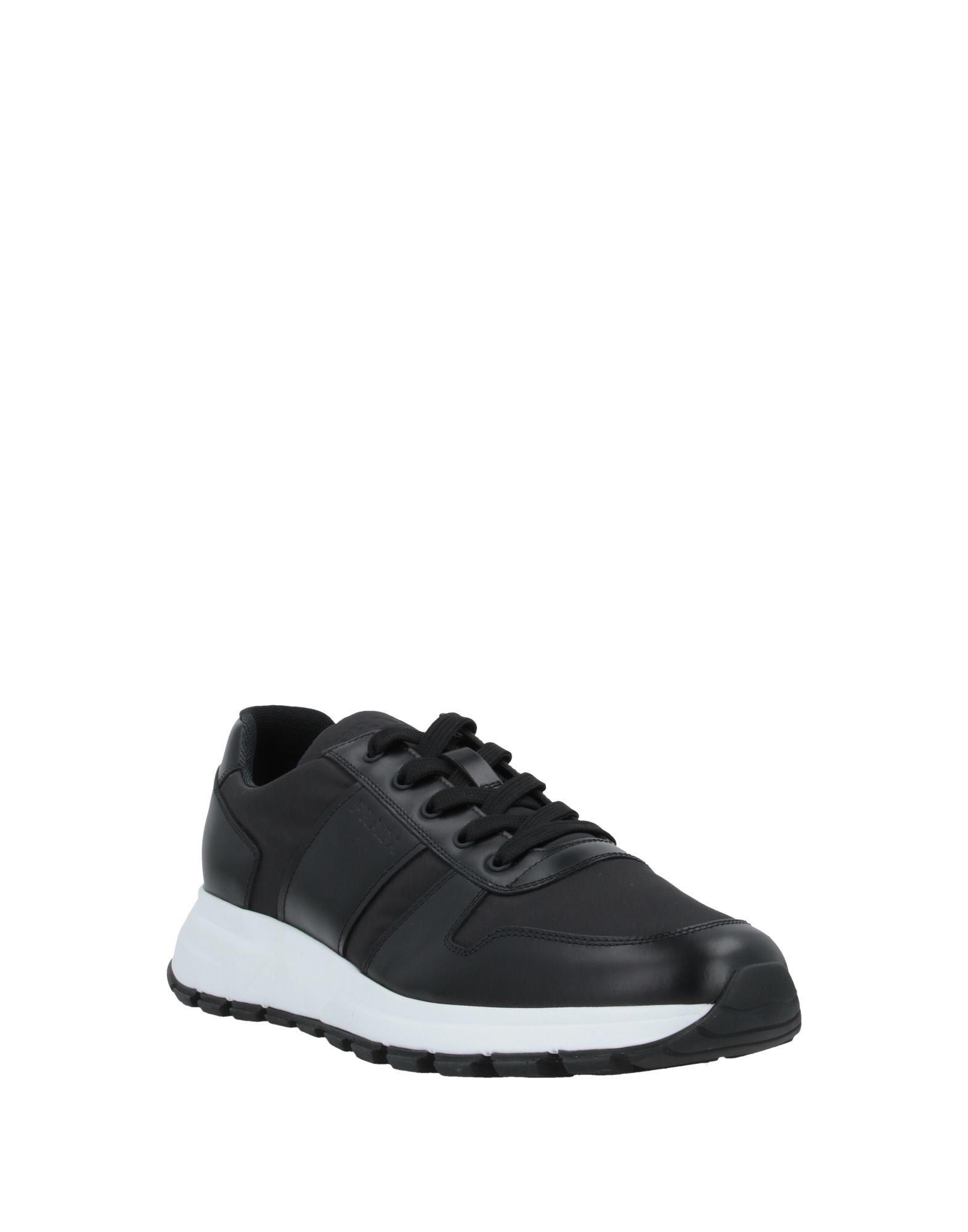 prada linea rossa sneakers black