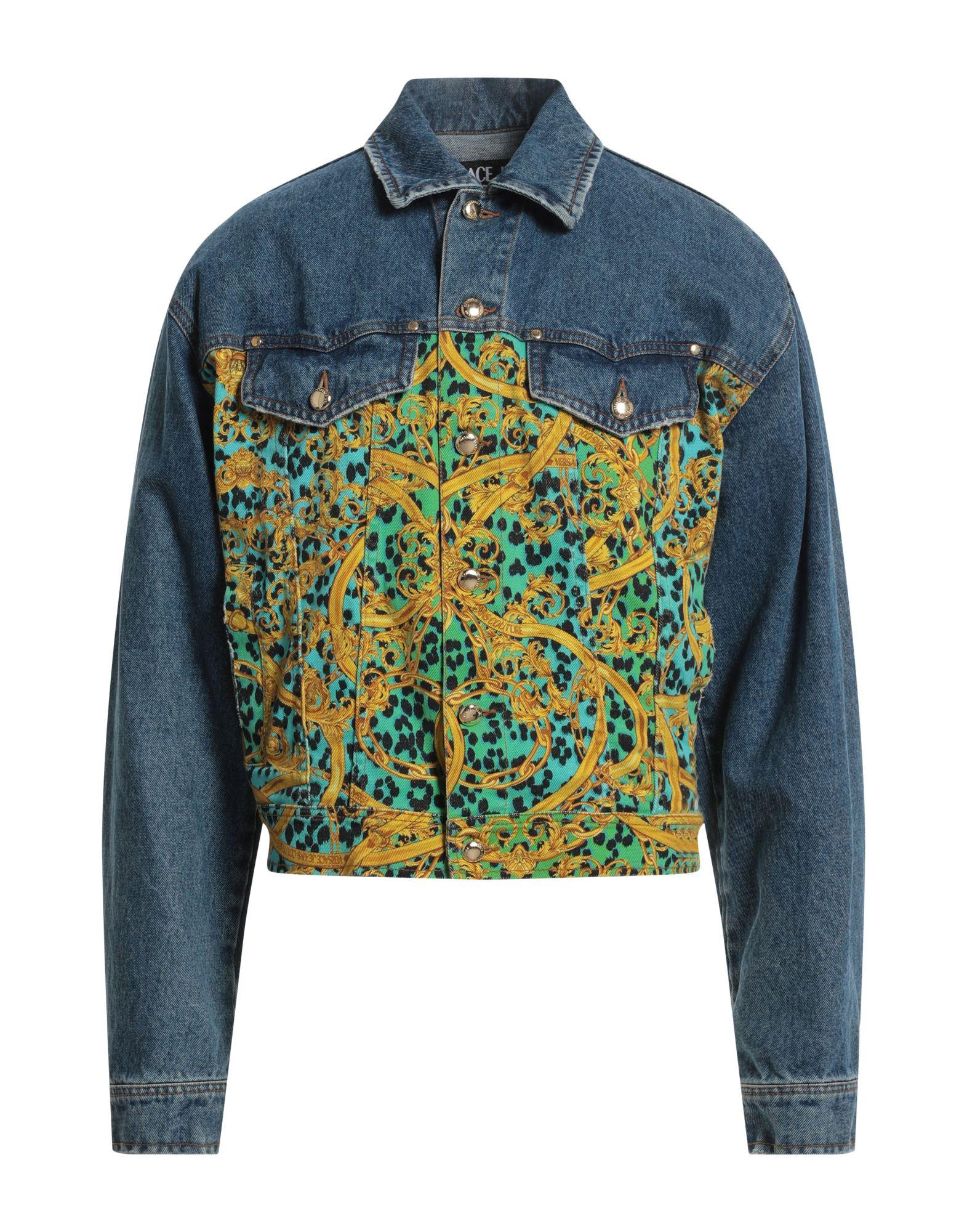 Versace Jeans Couture Denim Outerwear in Blue for Men | Lyst