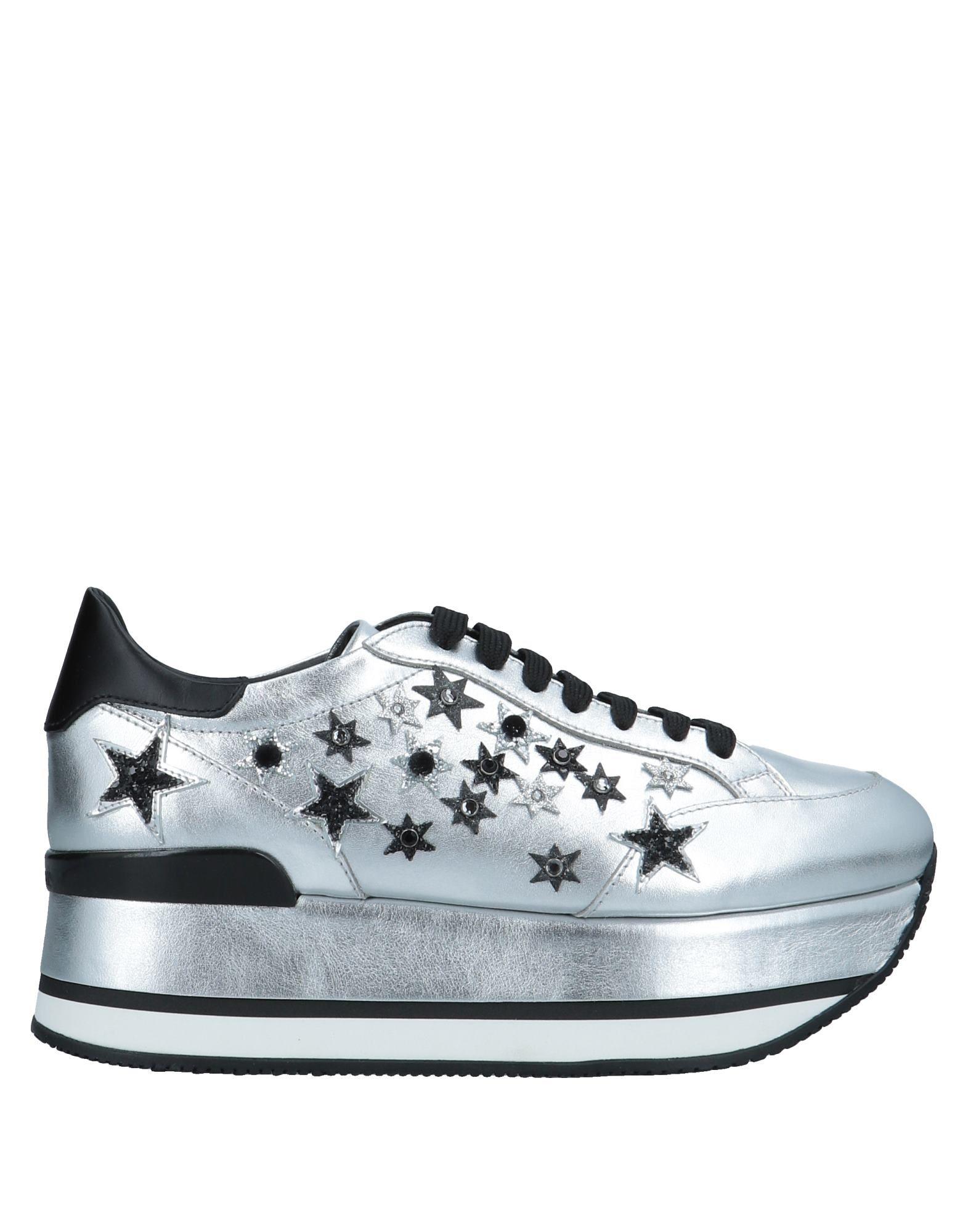 Hogan Lowtops & Sneakers in Silver (Metallic) Lyst