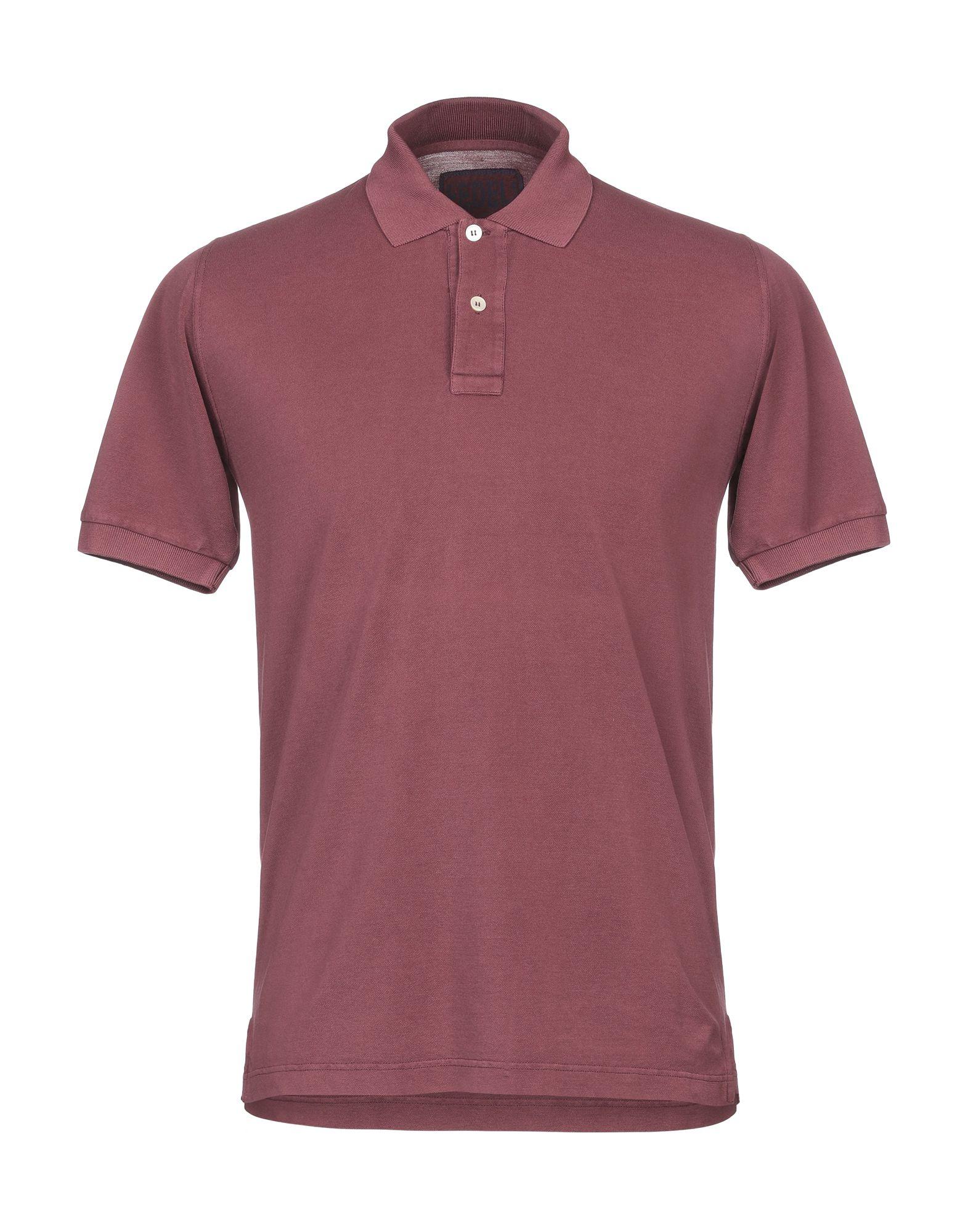 Fedeli Cotton Polo Shirt in Maroon (Purple) for Men - Lyst