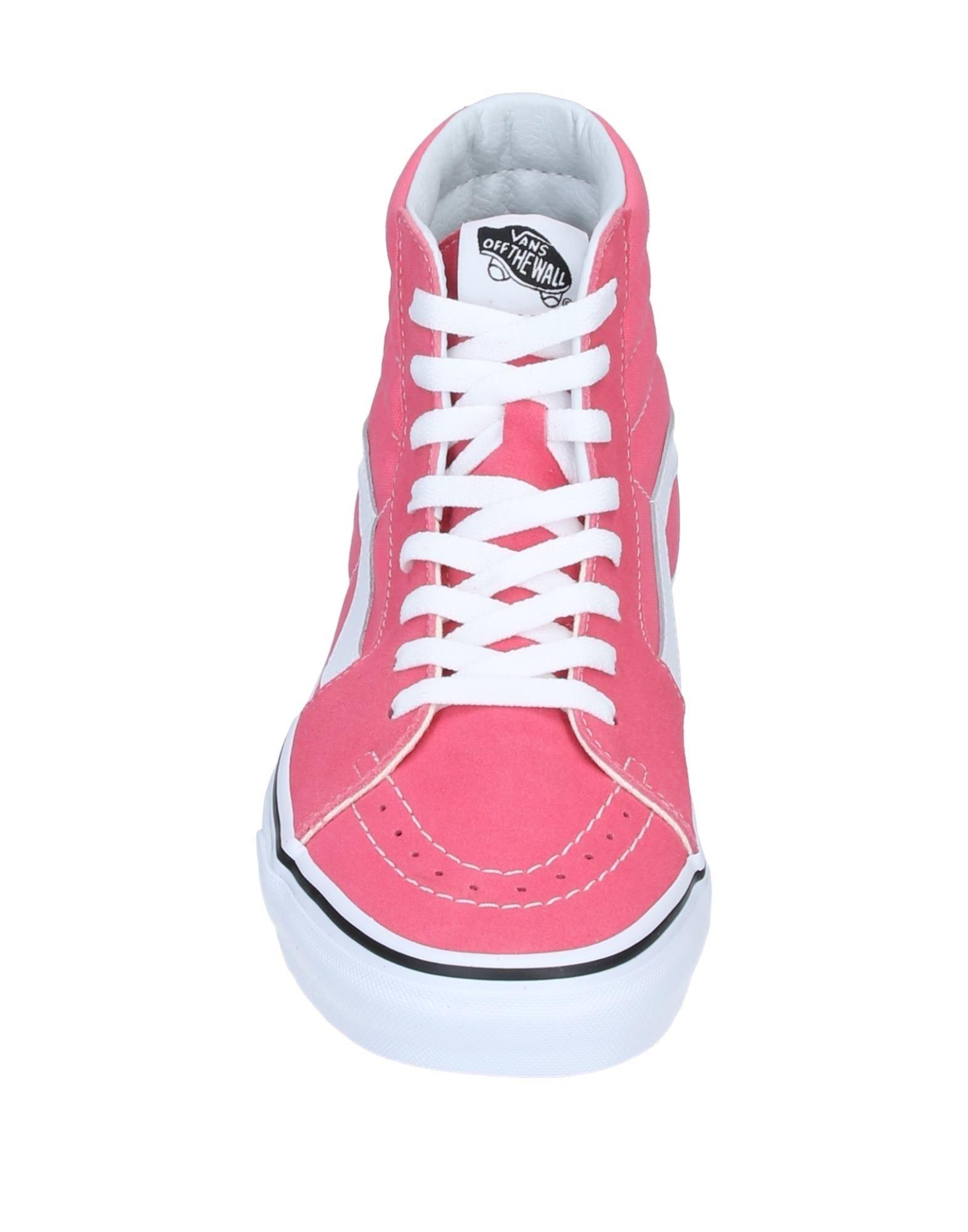 all pink vans high tops