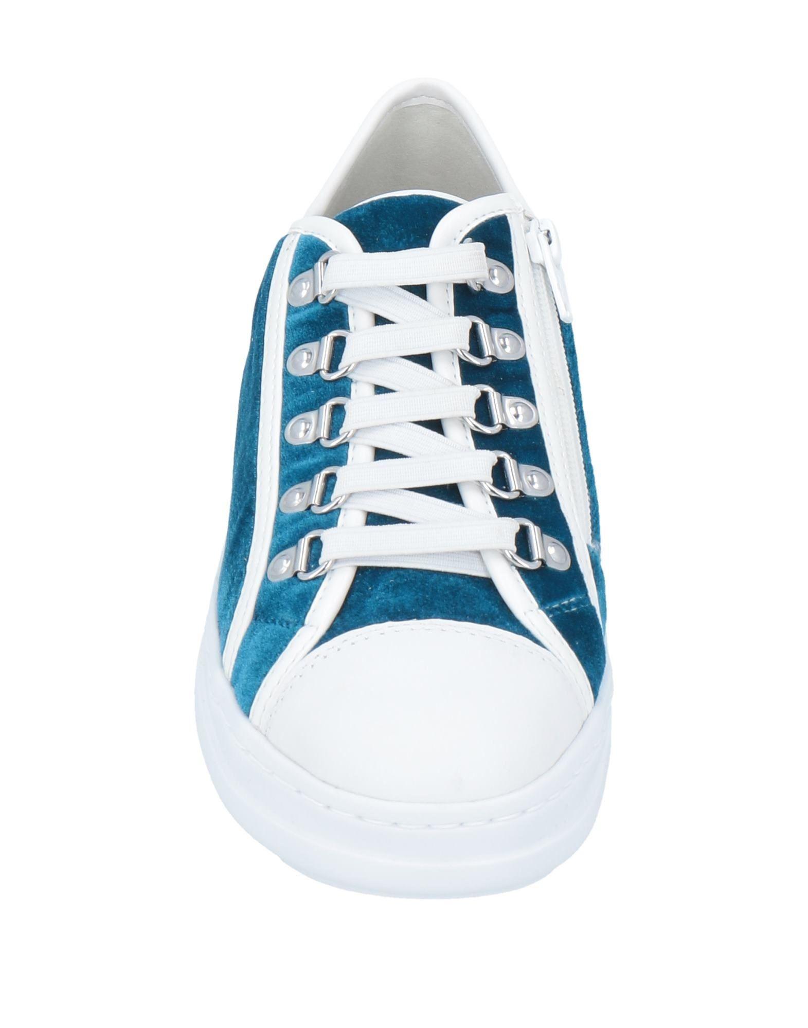 Geox Velvet Trainers in Turquoise (Blue) | Lyst