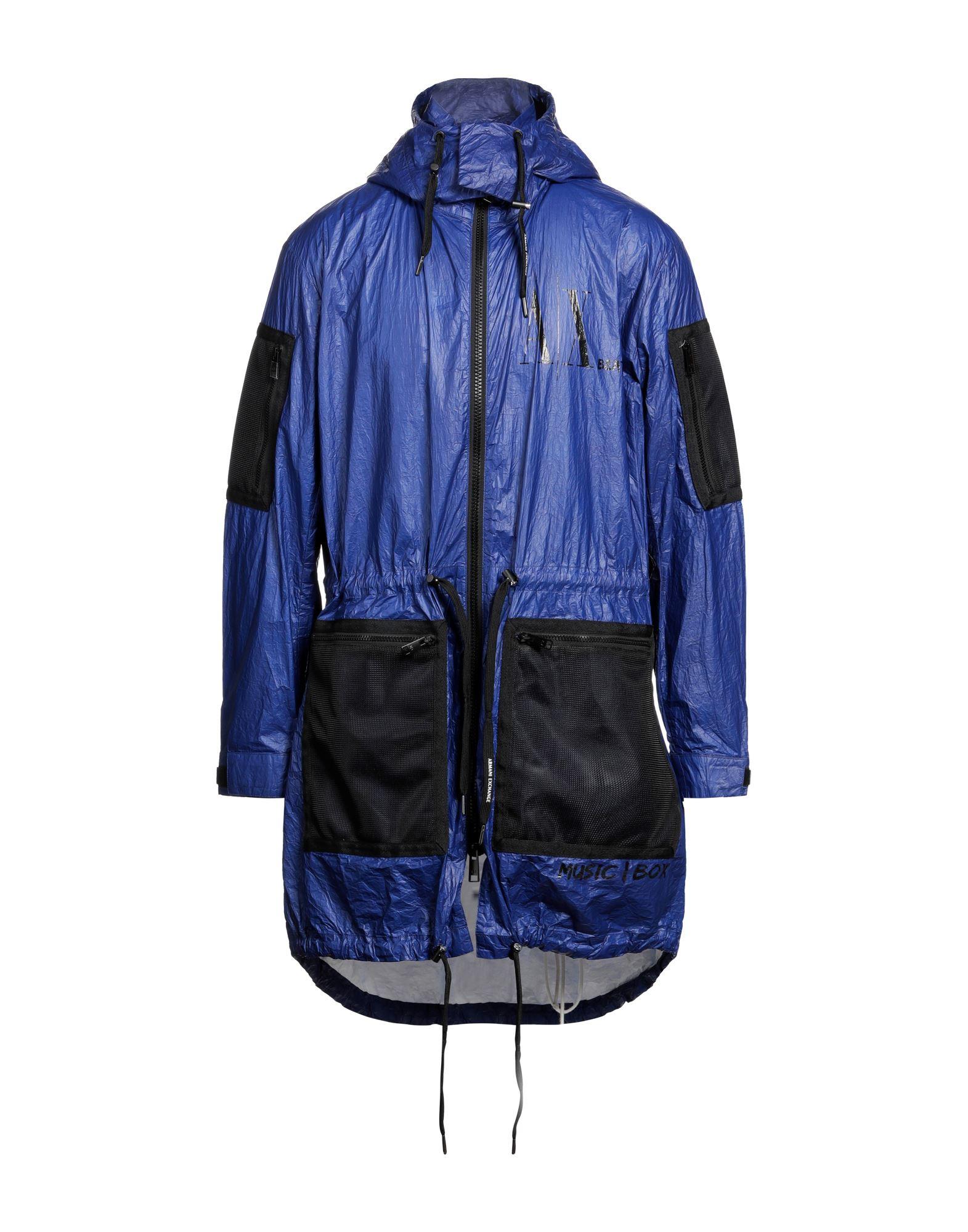 Armani exchange blue jacket deals
