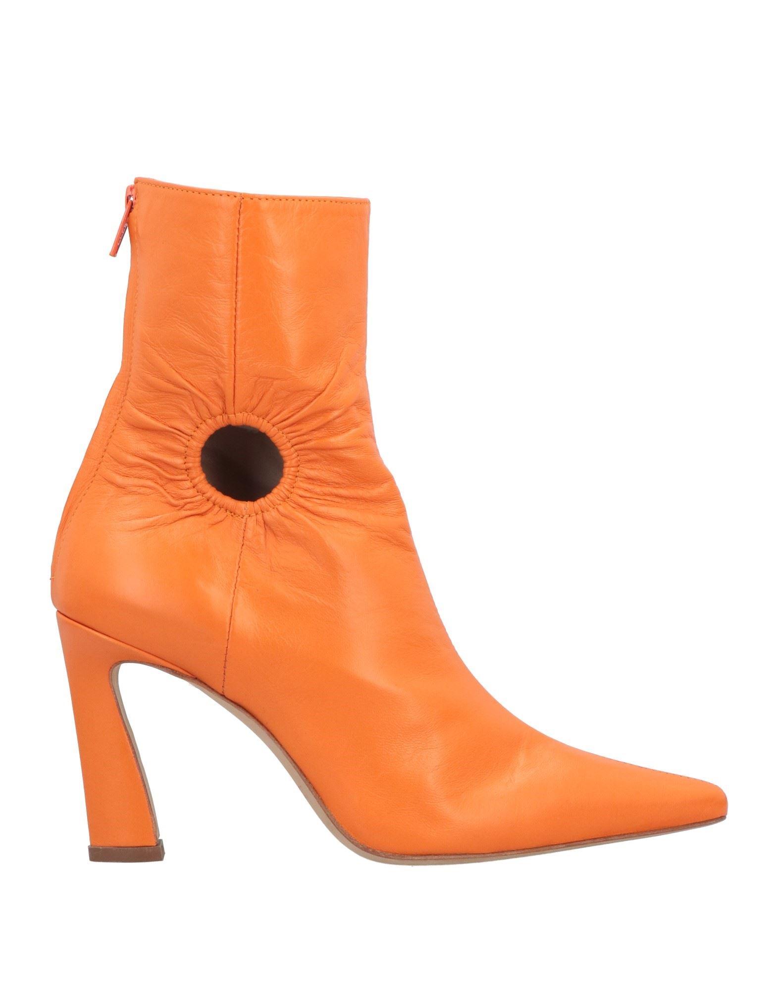 Kalda Ankle Boots in Orange | Lyst