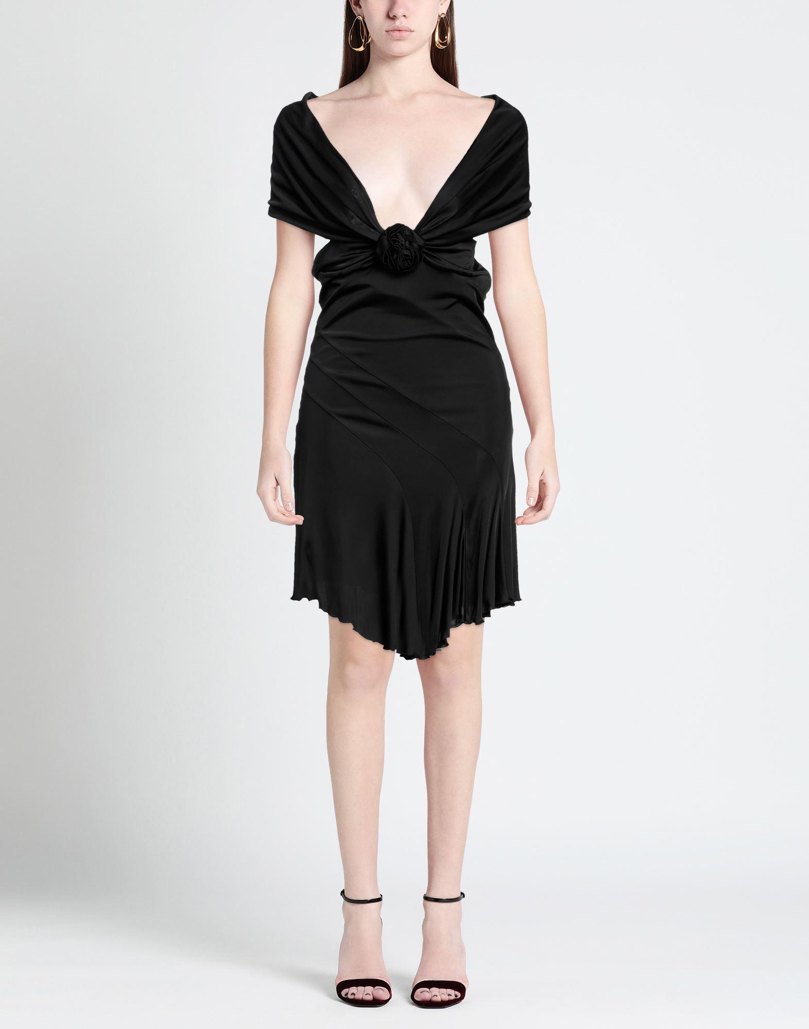Blumarine draped mini dress - Black