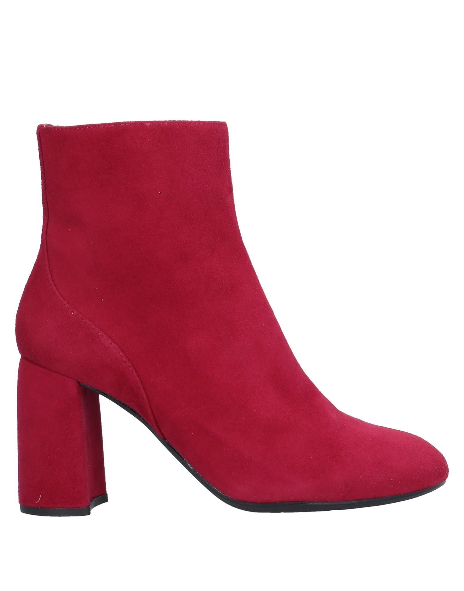 Unisa Suede Ankle Boots in Maroon (Red) - Lyst