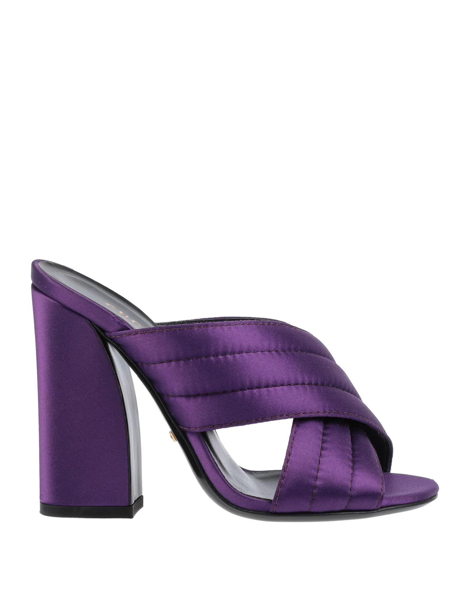 gucci sandals purple