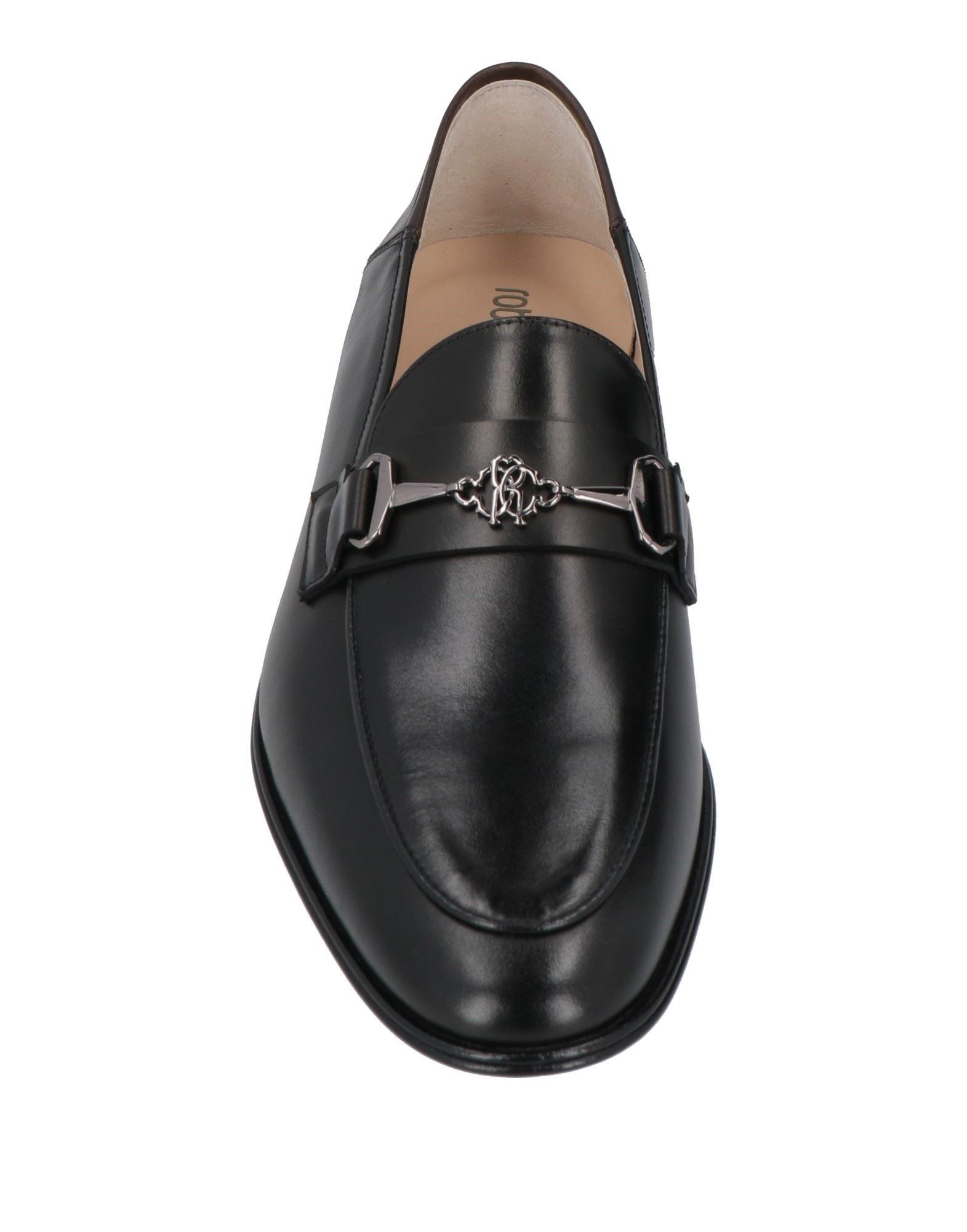 Roberto Cavalli Loafers in Black for Men | Lyst