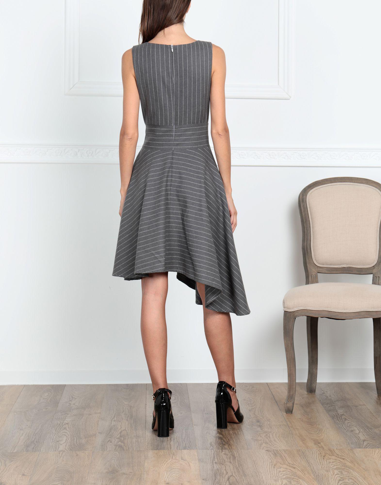 Grey knee length dress Clearance
