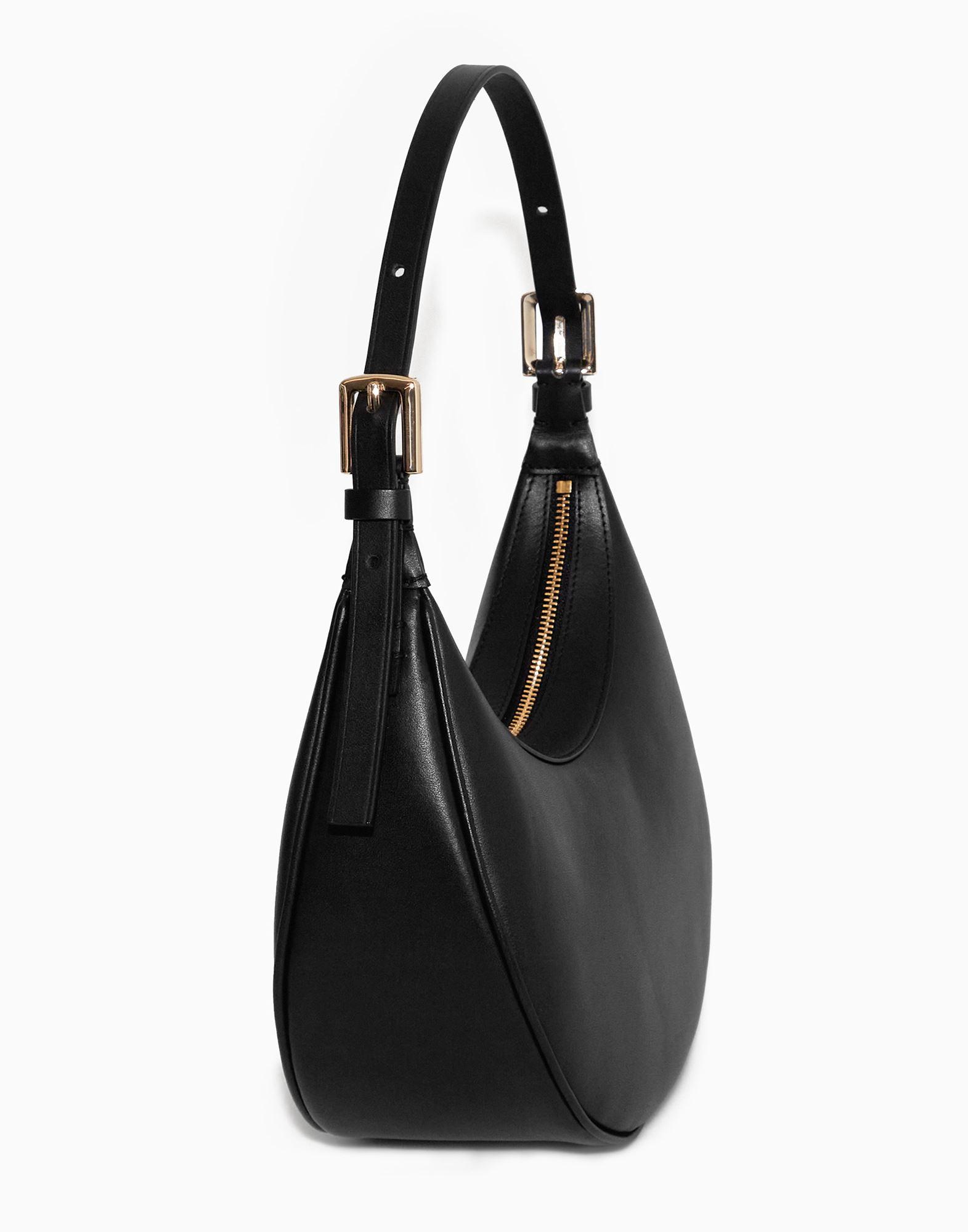 COS Mini Crescent Bag - Leather in Black | Lyst COS Mini Crescent Bag - Leather in Black | Lyst