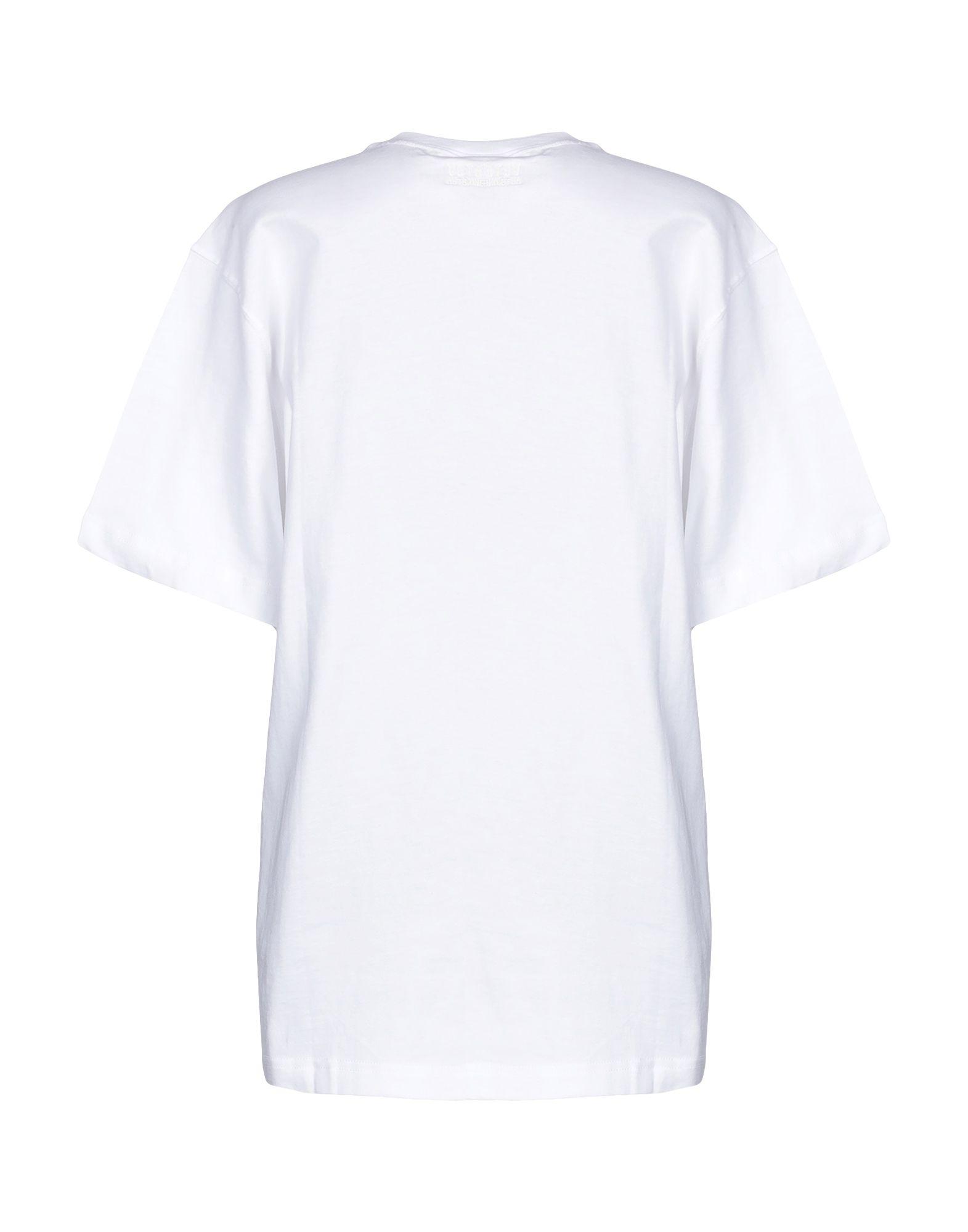 Vetements Cotton T-shirt in White - Lyst