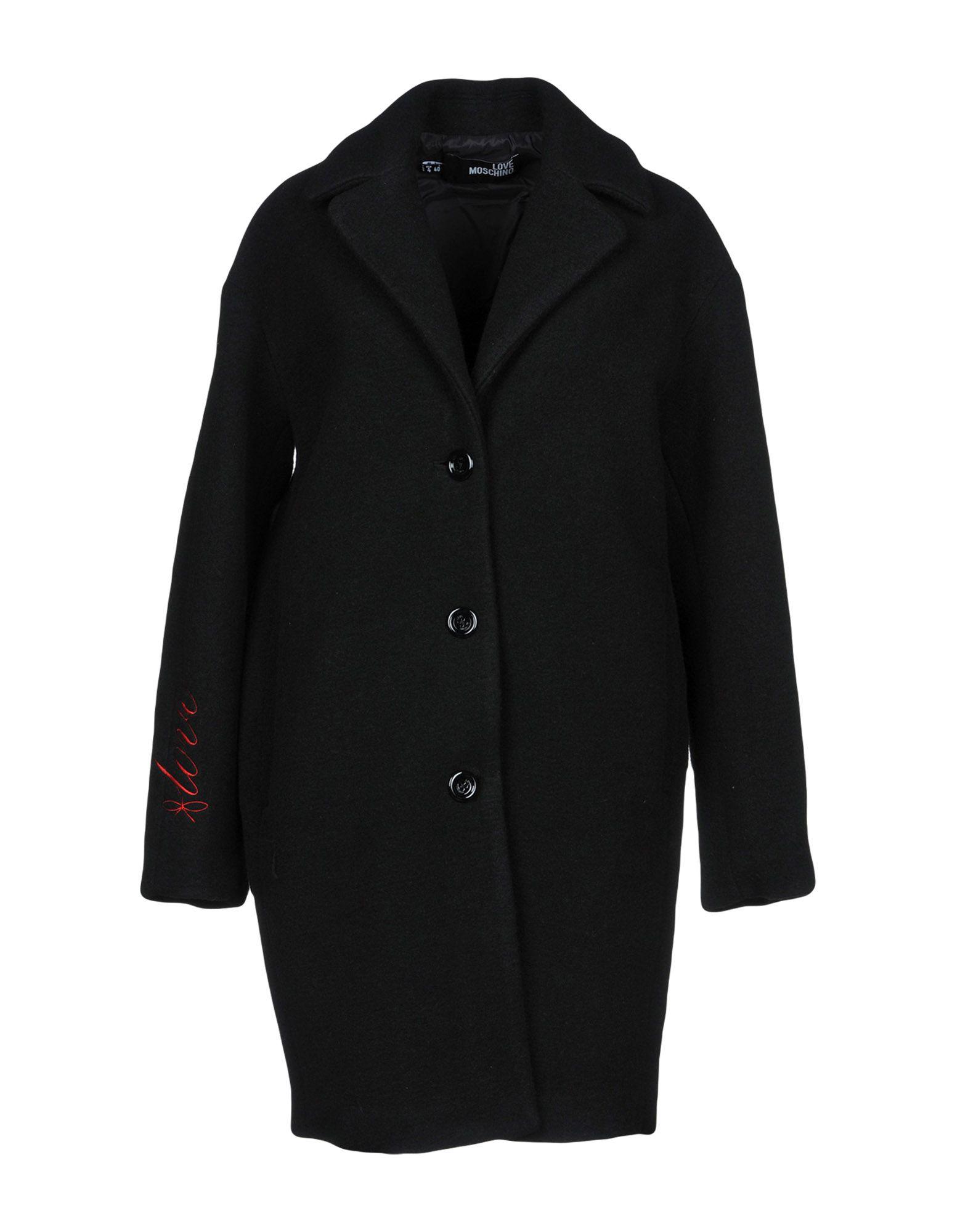 Love Moschino Synthetic Coat in Black 