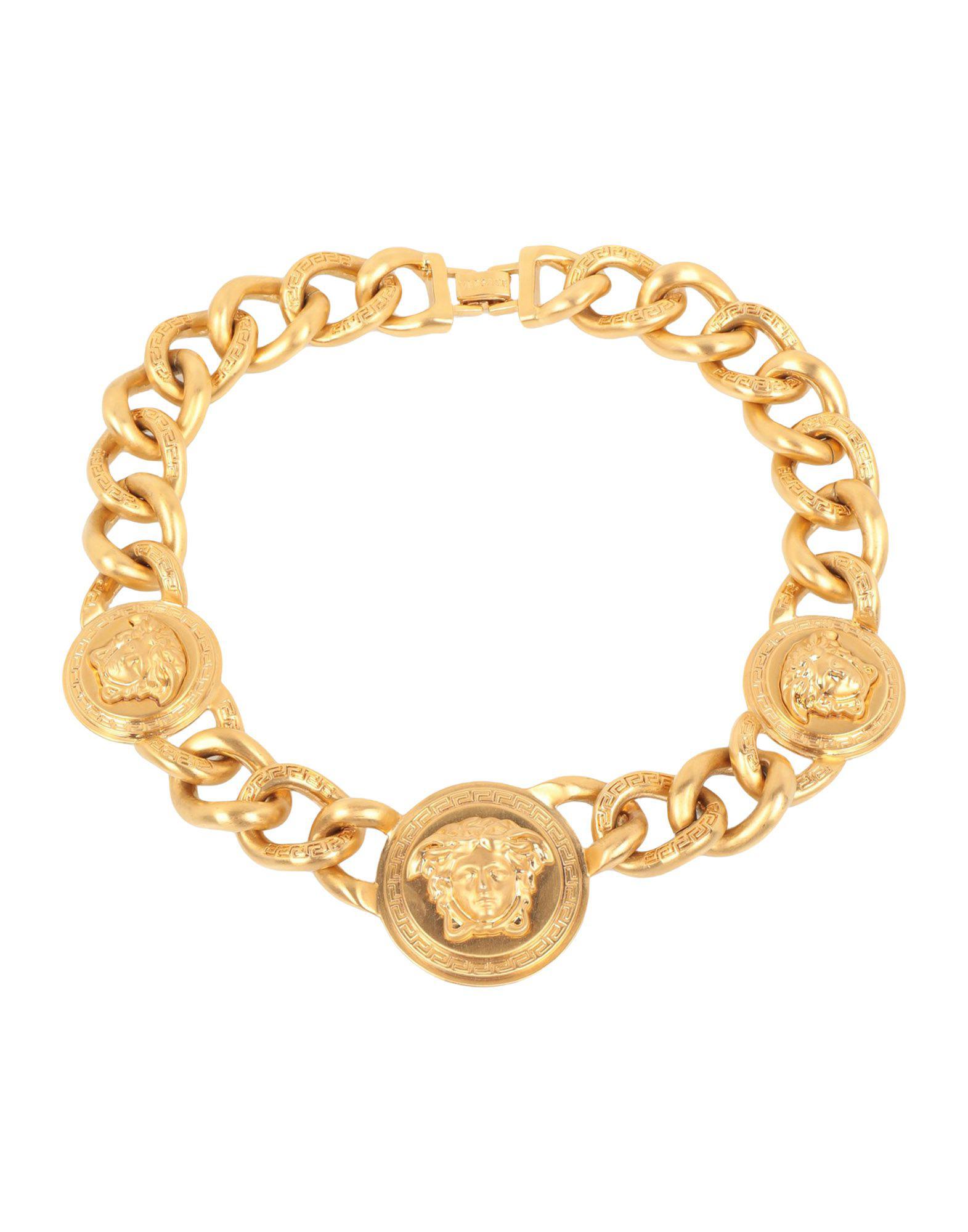 Versace Necklace in Gold (Metallic) - Lyst
