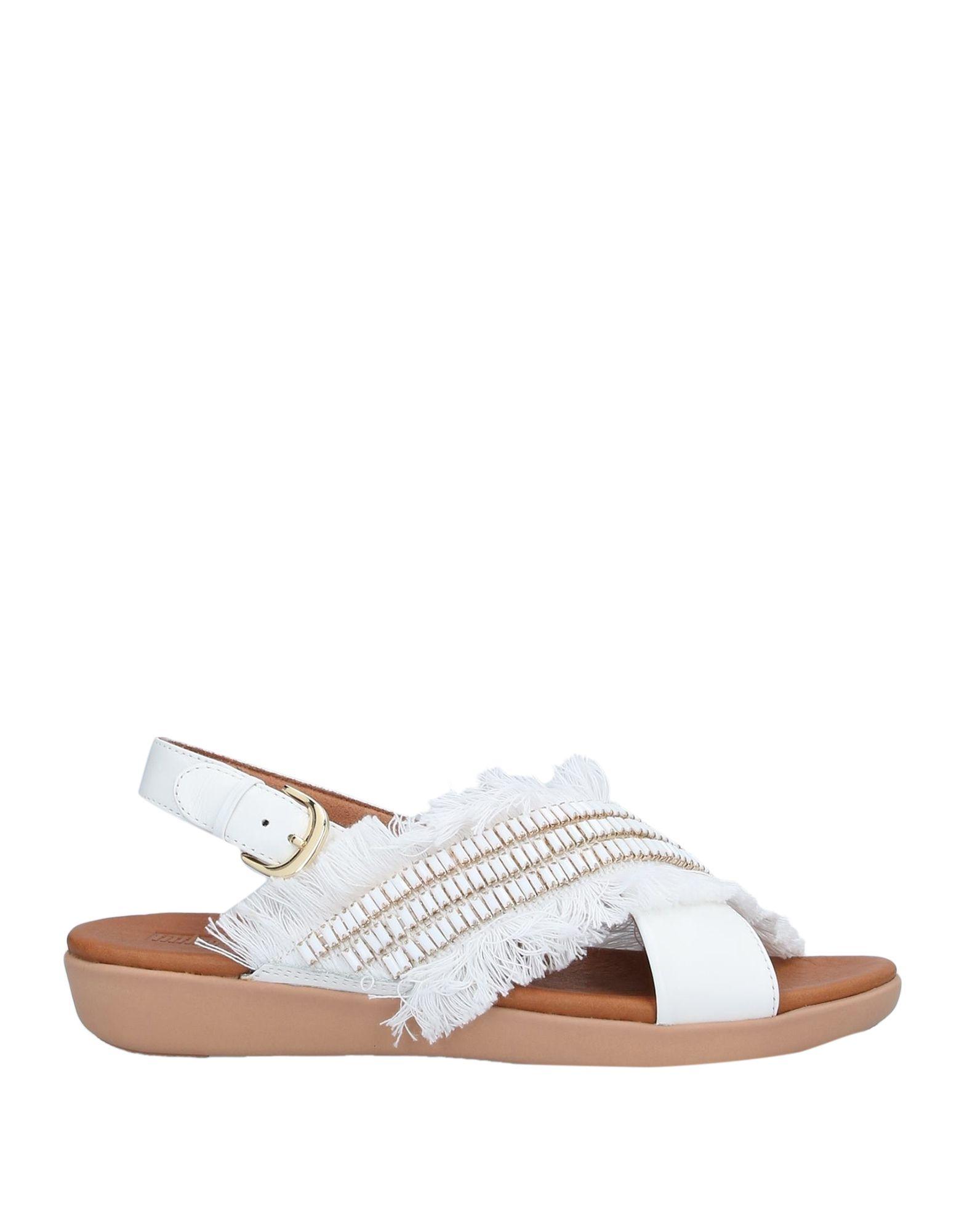 white fitflop sandals