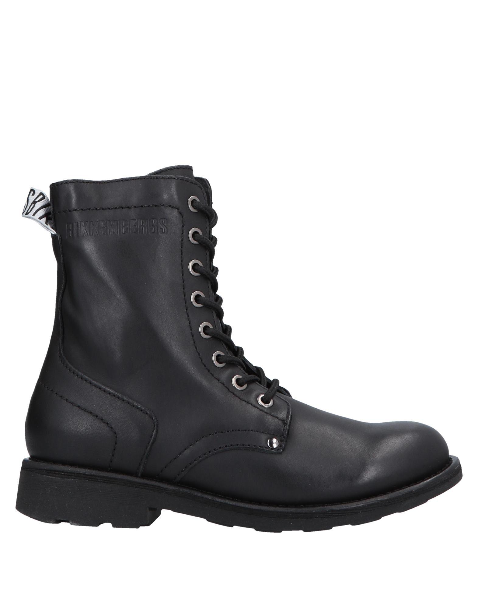 Bikkembergs Leather Ankle Boots in Black - Lyst
