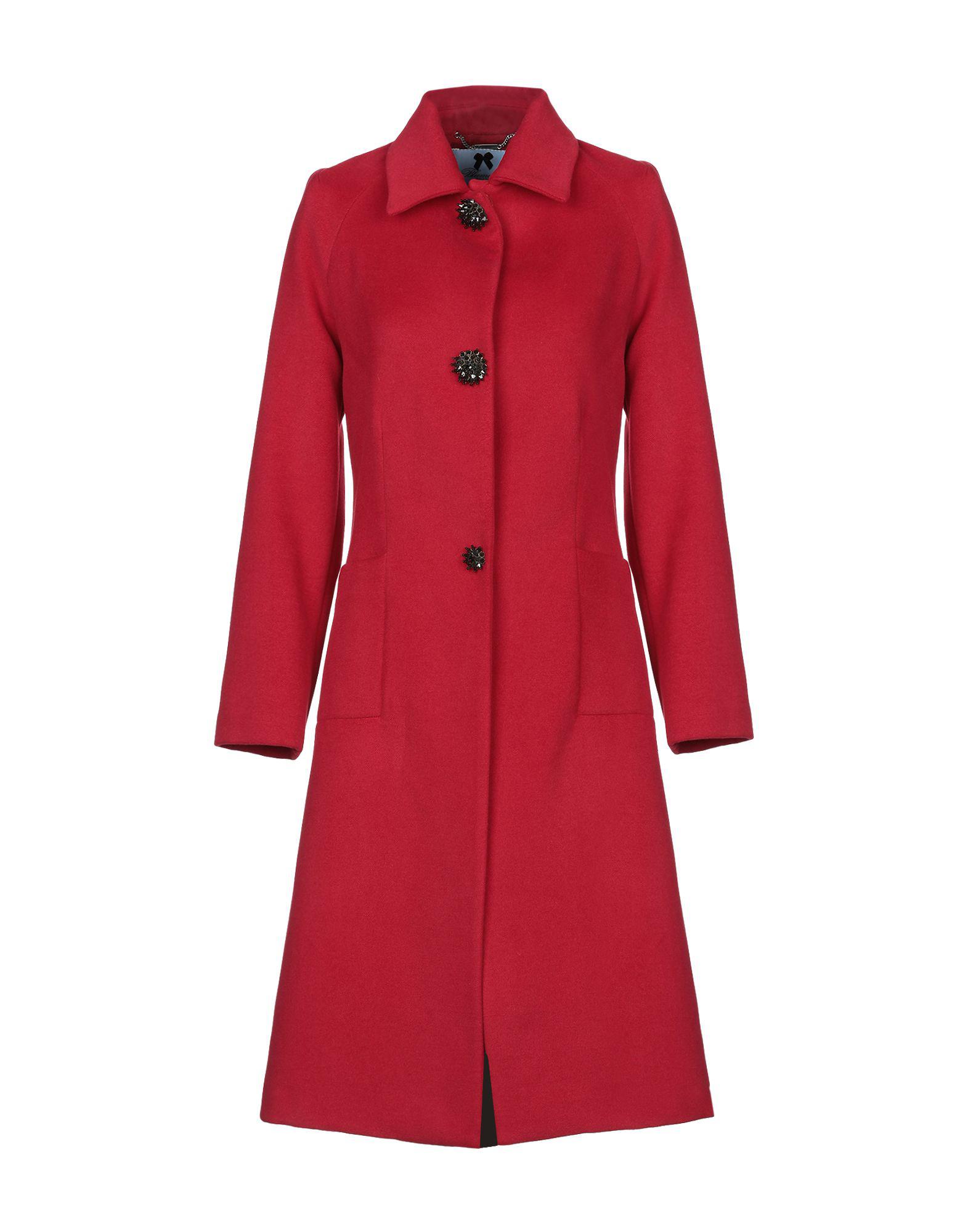 Blumarine Coat in Red - Lyst