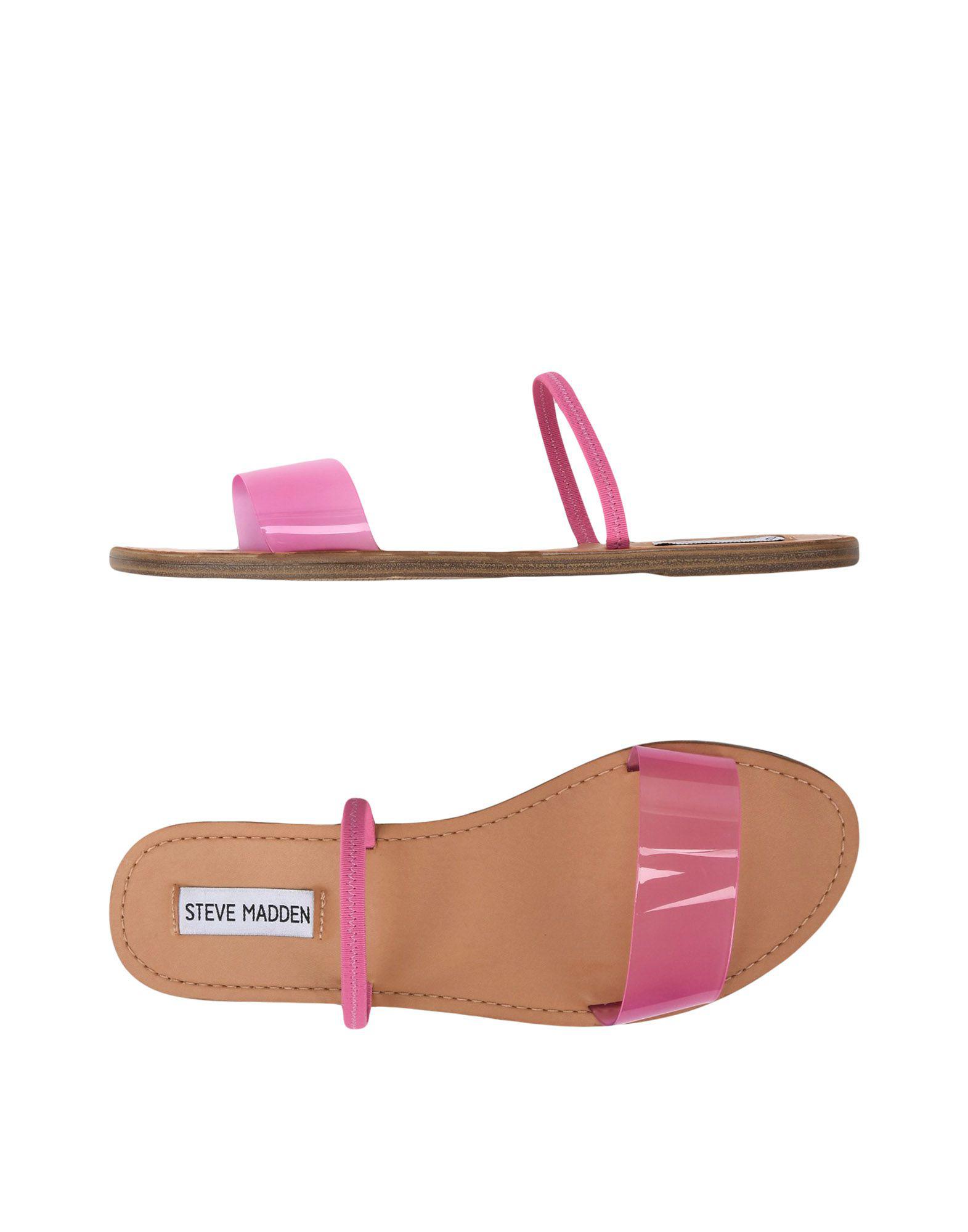 steve madden pink flat sandals