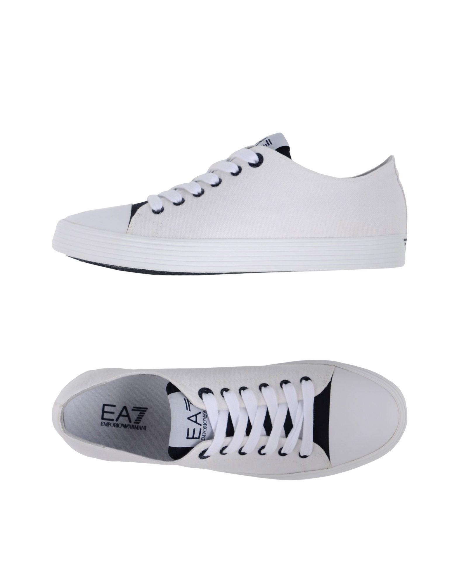 ea7 sneakers white