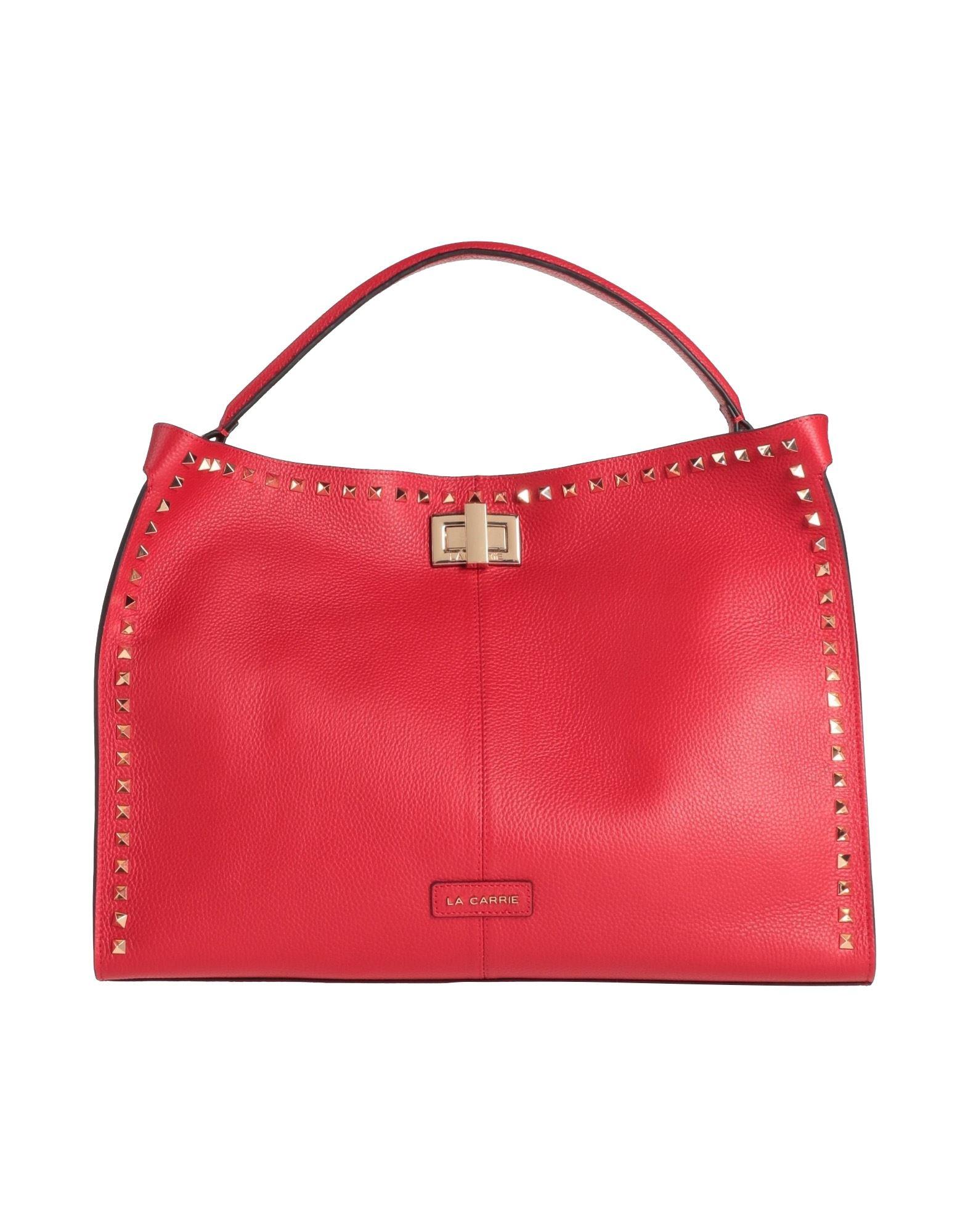 La Carrie Handbag in Red | Lyst