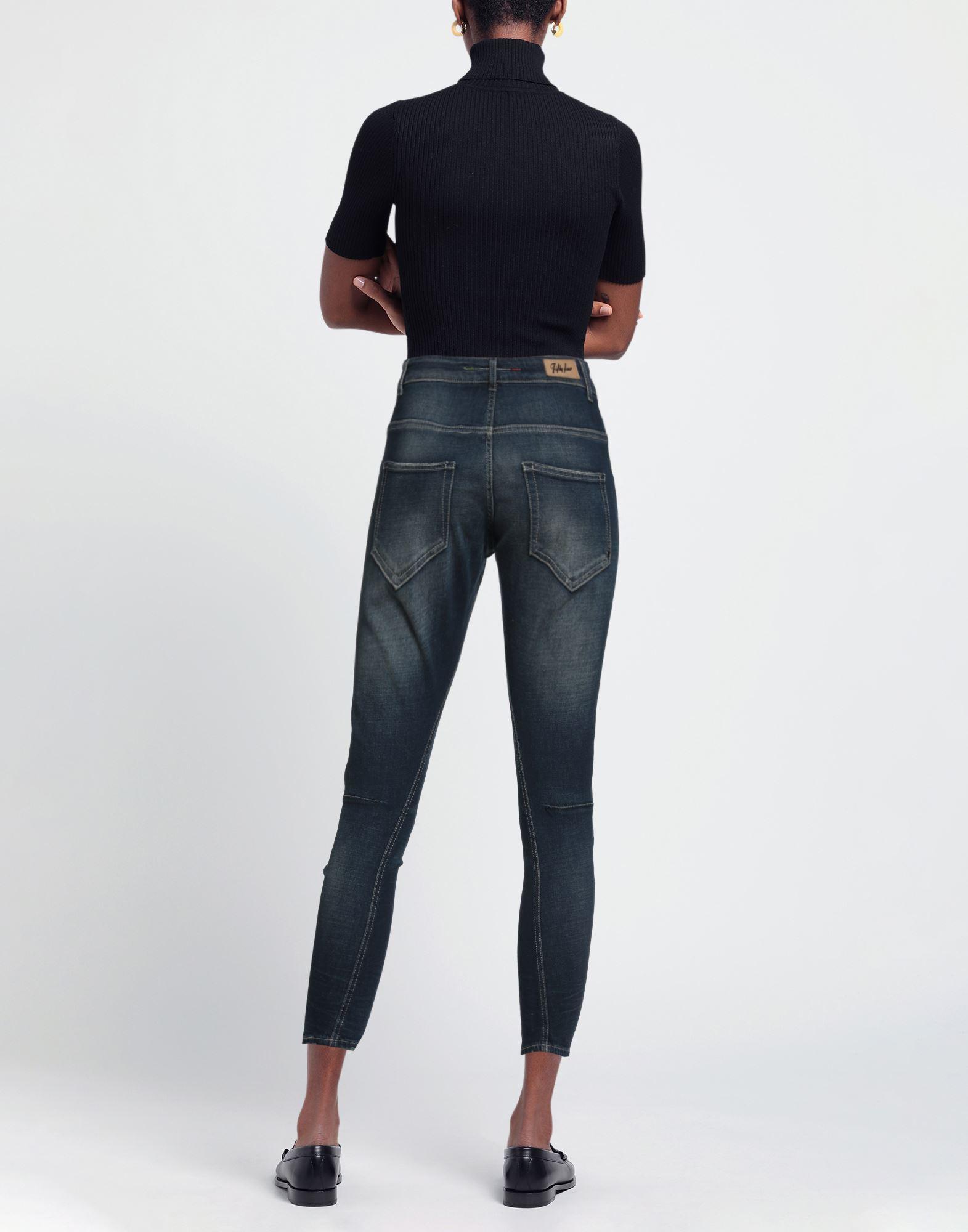 Fifty Four Denim Cropped in Blue | Lyst