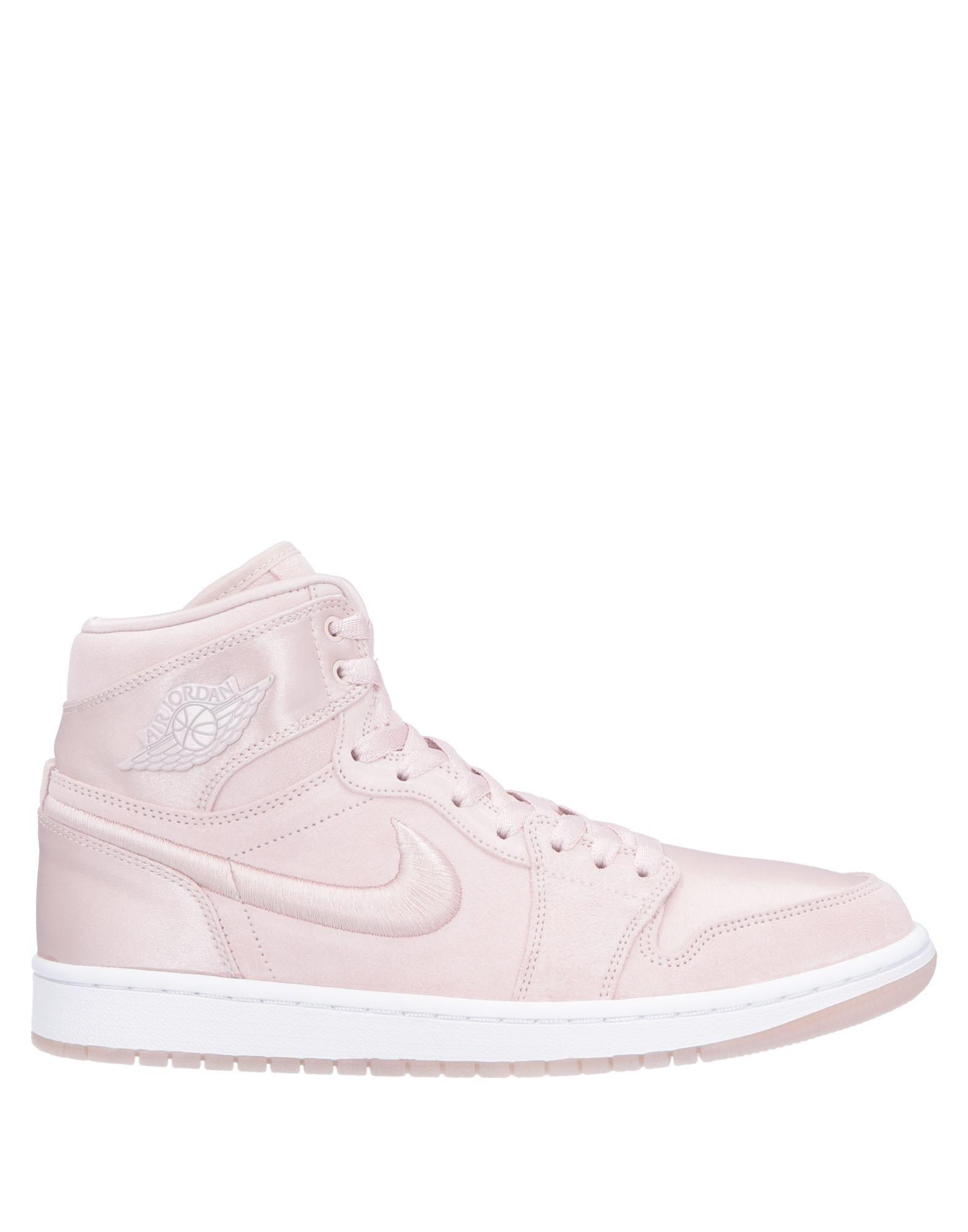Nike Satin High-tops & Sneakers in Light Pink (Pink) - Lyst