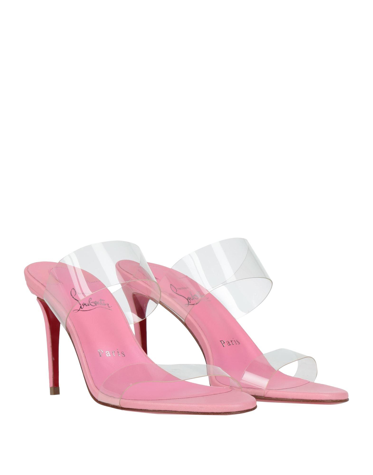 Christian Louboutin Sandals Thermoplastic Polyurethane, Leather in