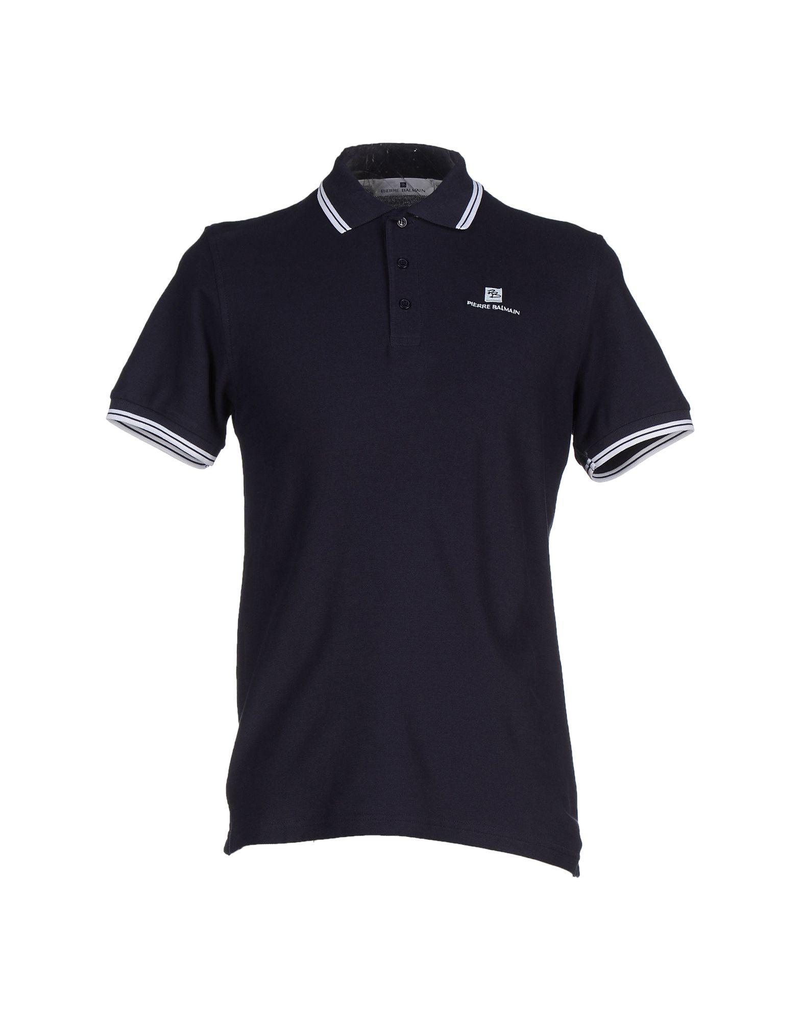 Balmain Cotton Polo Shirt in Dark Blue (Blue) for Men - Lyst