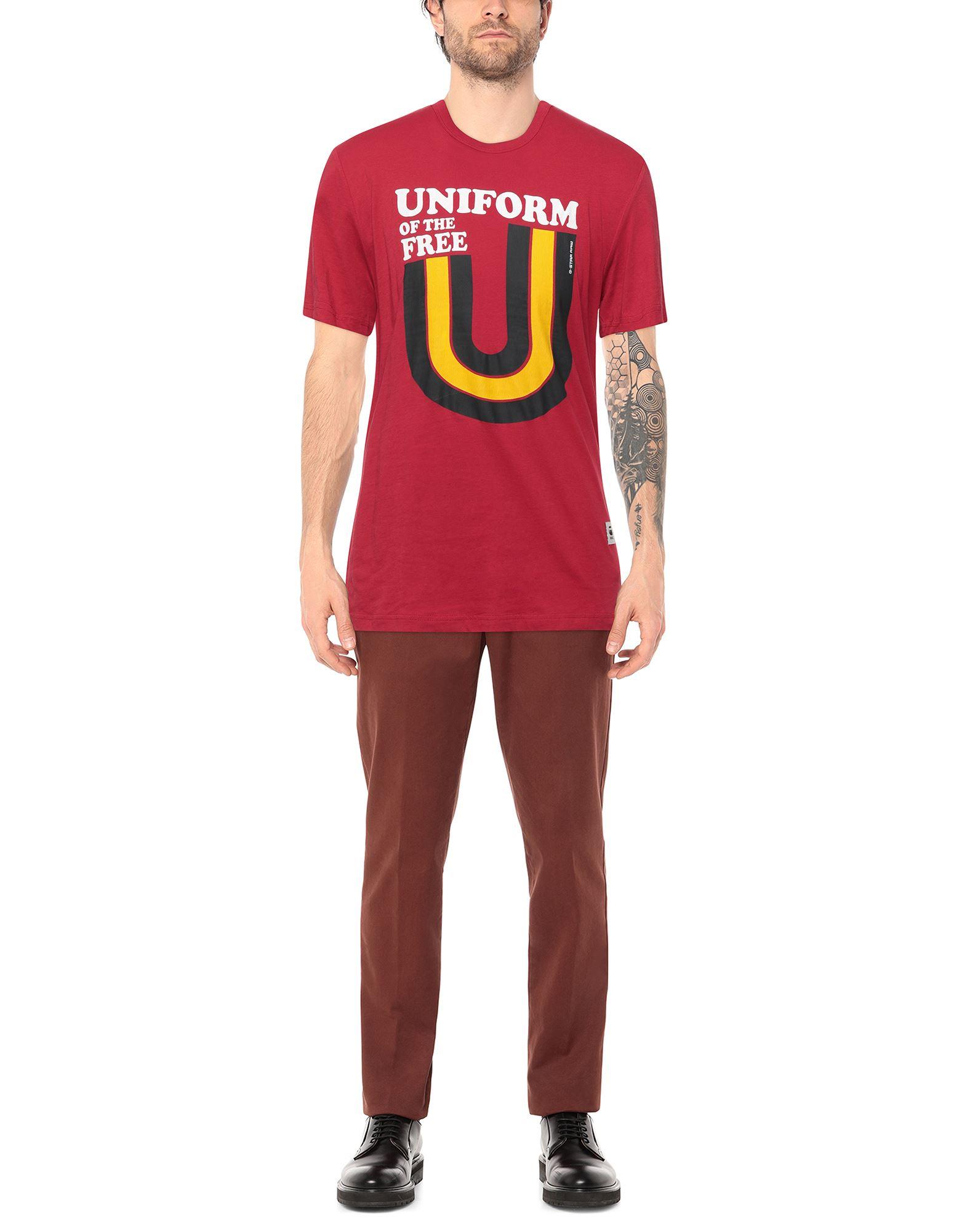 G-Star RAW T-shirt in Red for Men | Lyst