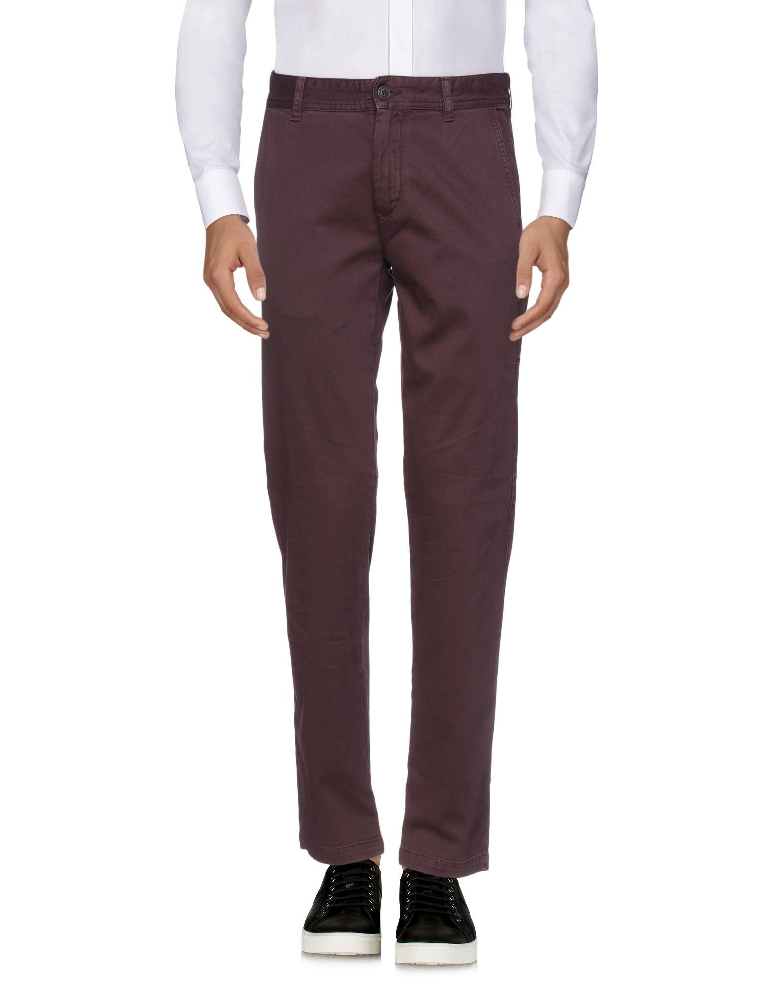 Belstaff Cotton Pants in Maroon (Purple) for Men - Lyst