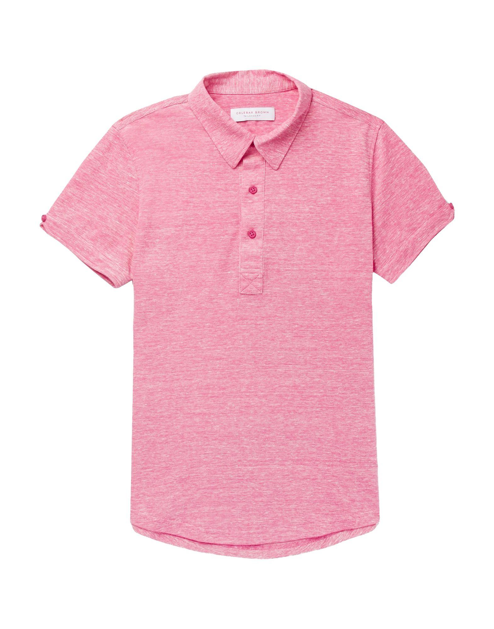 fuchsia pink polo shirt